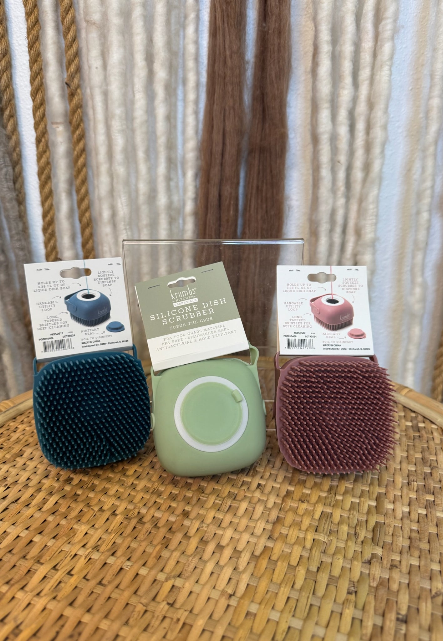 Krumbs Kitchen Silicone Dish Scrubber-Scrubbers-dm-The Silo Boutique, Women's Fashion Boutique Located in Warren and Grand Forks North Dakota
