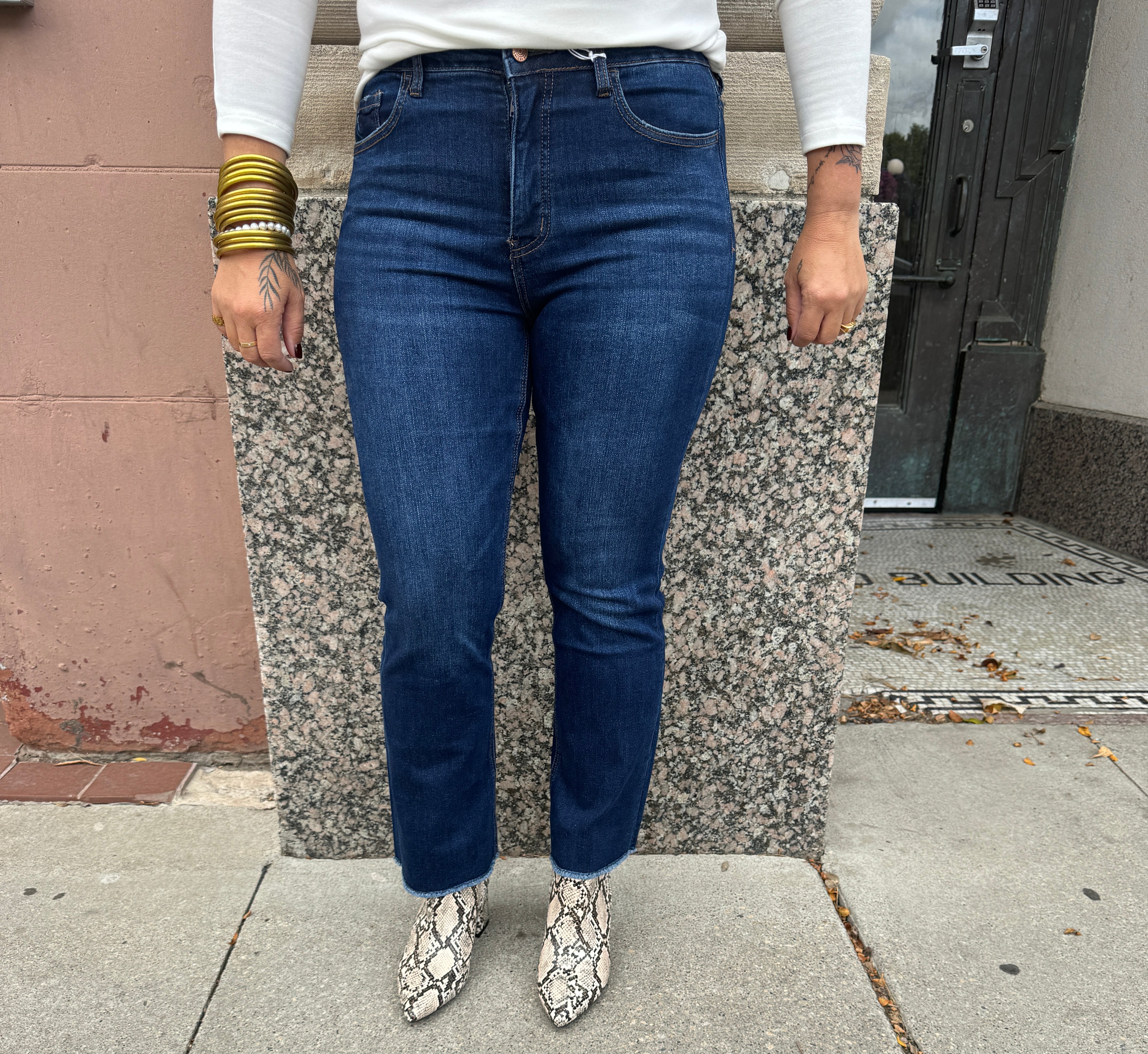 Lovervet Dark Denim Jeans-Final Sale-Jeans-lovervet-The Silo Boutique, Women's Fashion Boutique Located in Warren and Grand Forks North Dakota