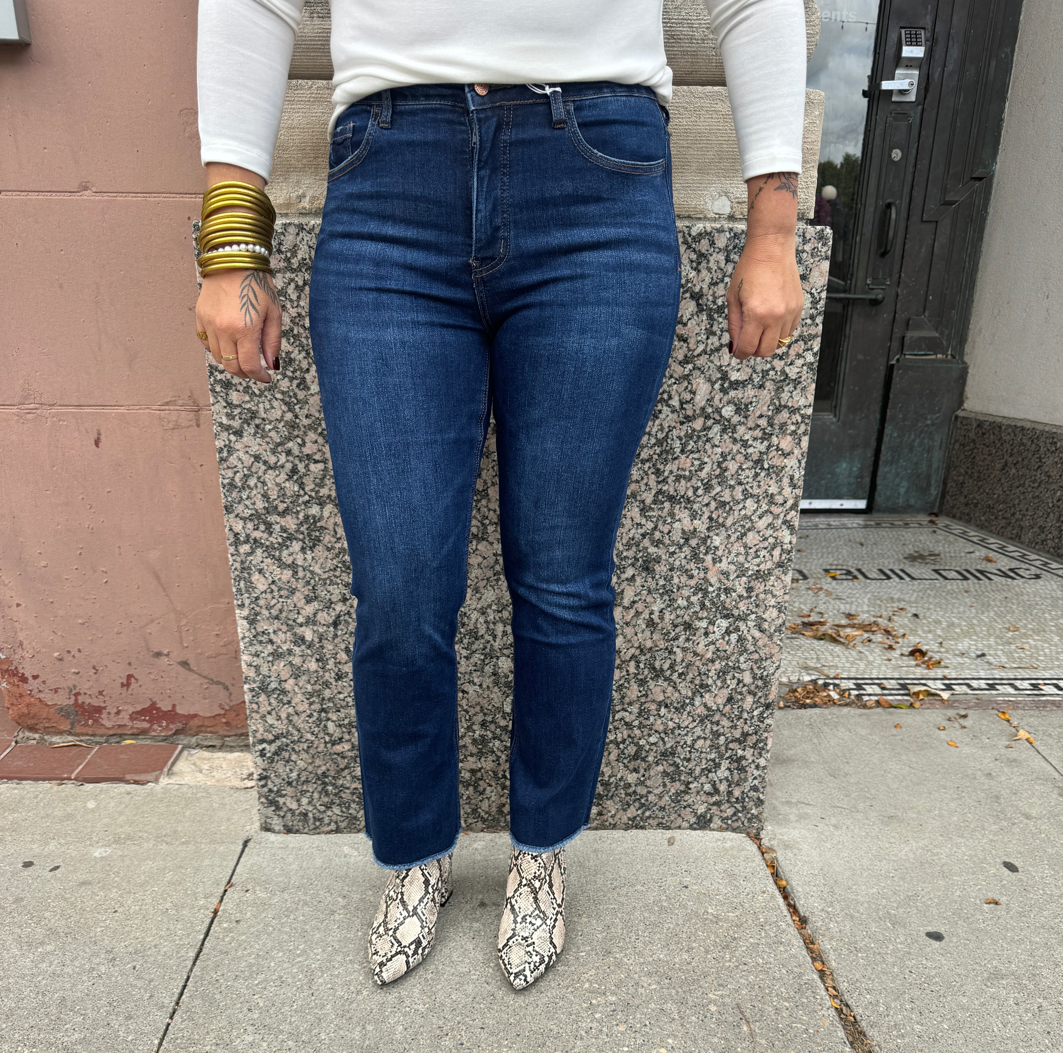 Lovervet Dark Denim Jeans-Final Sale-Jeans-lovervet-The Silo Boutique, Women's Fashion Boutique Located in Warren and Grand Forks North Dakota