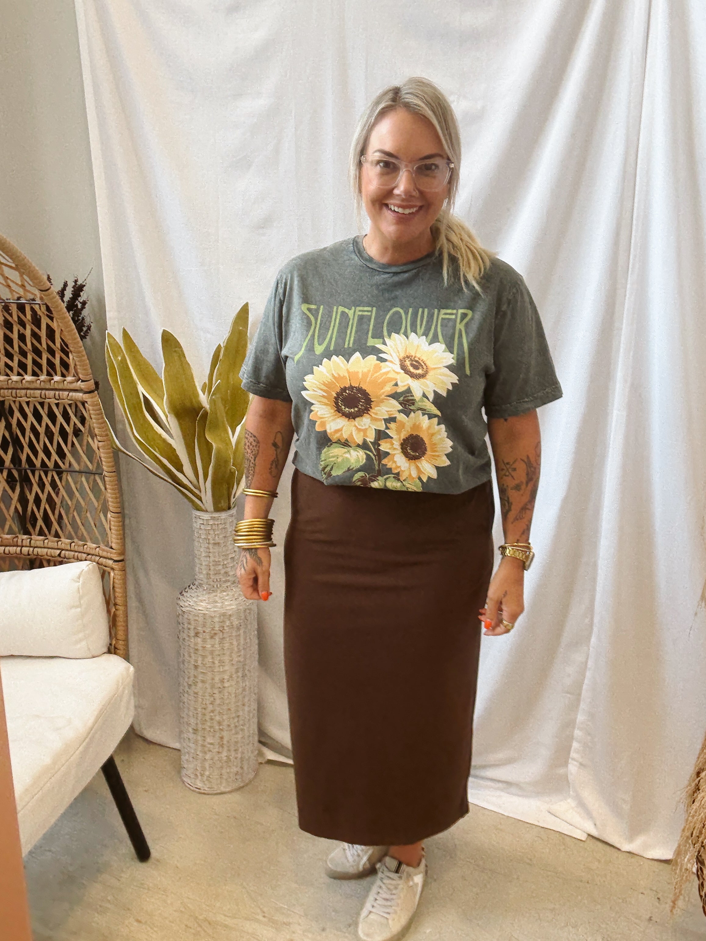 The Perfect Maxi Skirt-Coffee-Skirts-hem and thread-The Silo Boutique, Women's Fashion Boutique Located in Warren and Grand Forks North Dakota