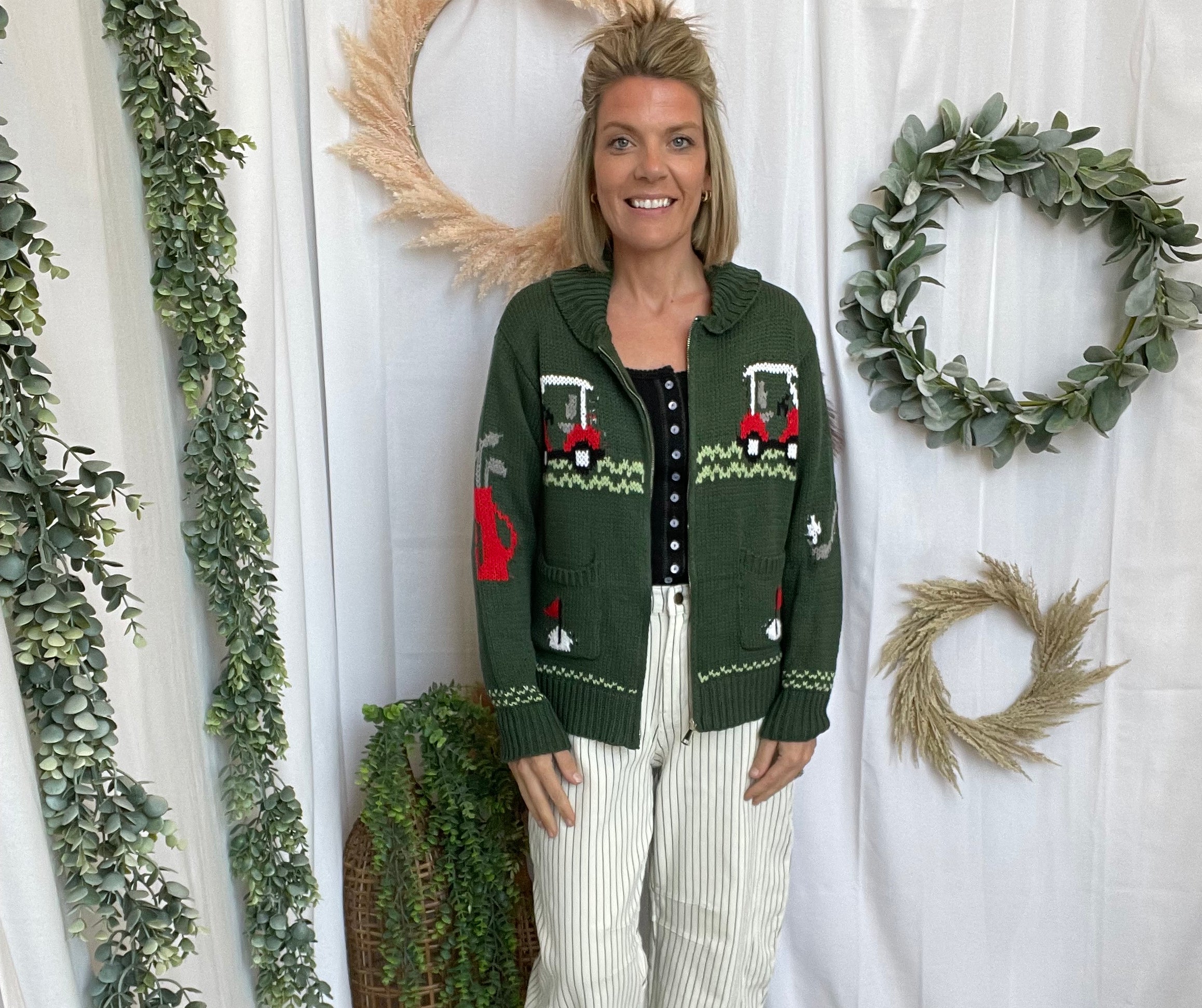 Pinstriped Pattern Barrel Pants-Jeans-miou muse-The Silo Boutique, Women's Fashion Boutique Located in Warren and Grand Forks North Dakota