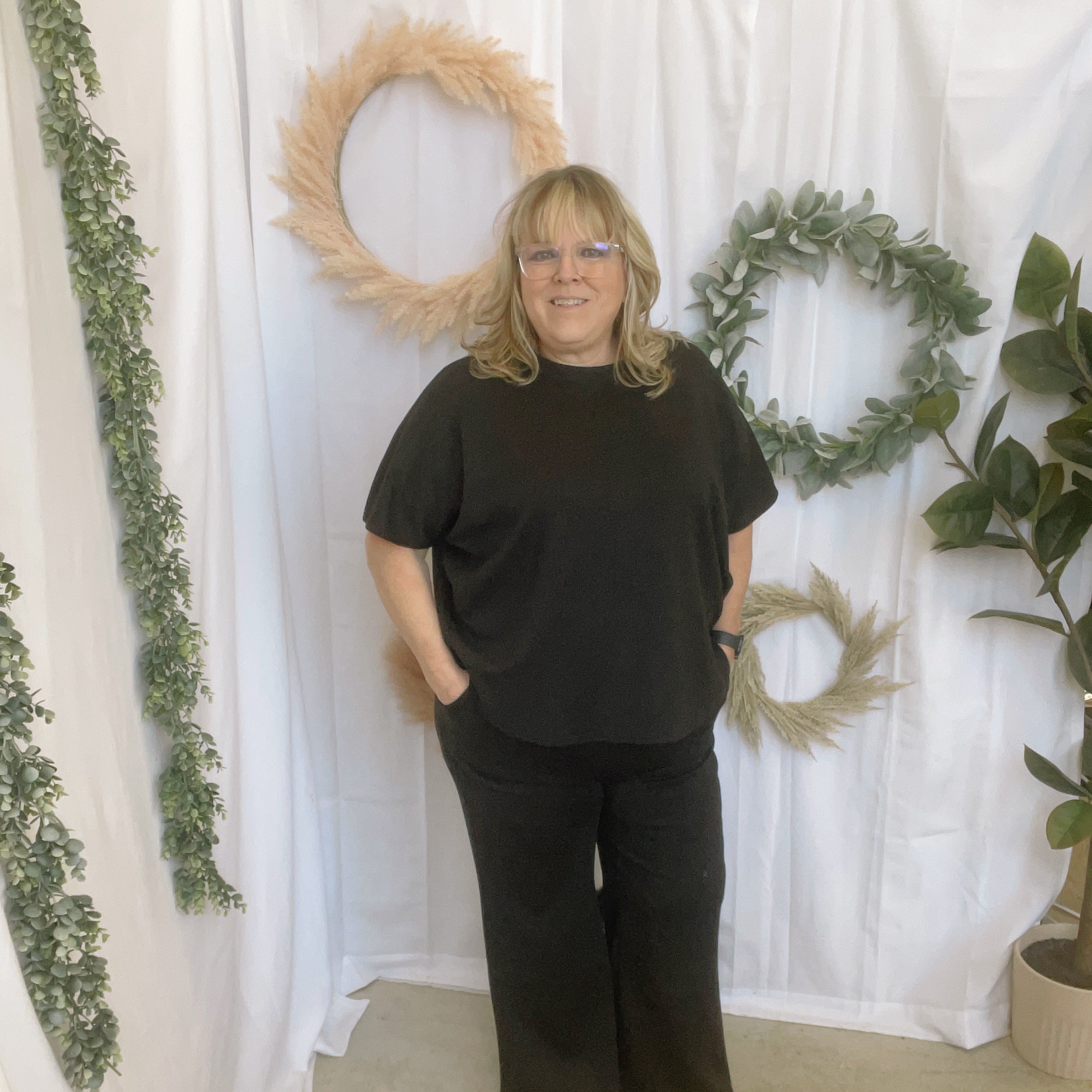 Stella Scuba Set-Black-Long Sleeve Tops-Zenana-The Silo Boutique, Women's Fashion Boutique Located in Warren and Grand Forks North Dakota