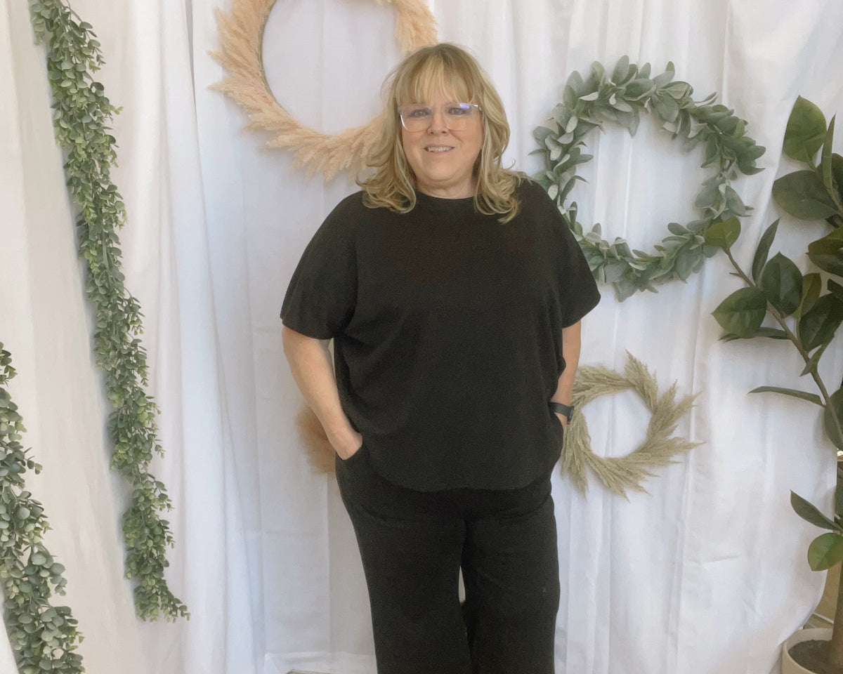 Stella Scuba Set-Black-Long Sleeve Tops-Zenana-The Silo Boutique, Women's Fashion Boutique Located in Warren and Grand Forks North Dakota