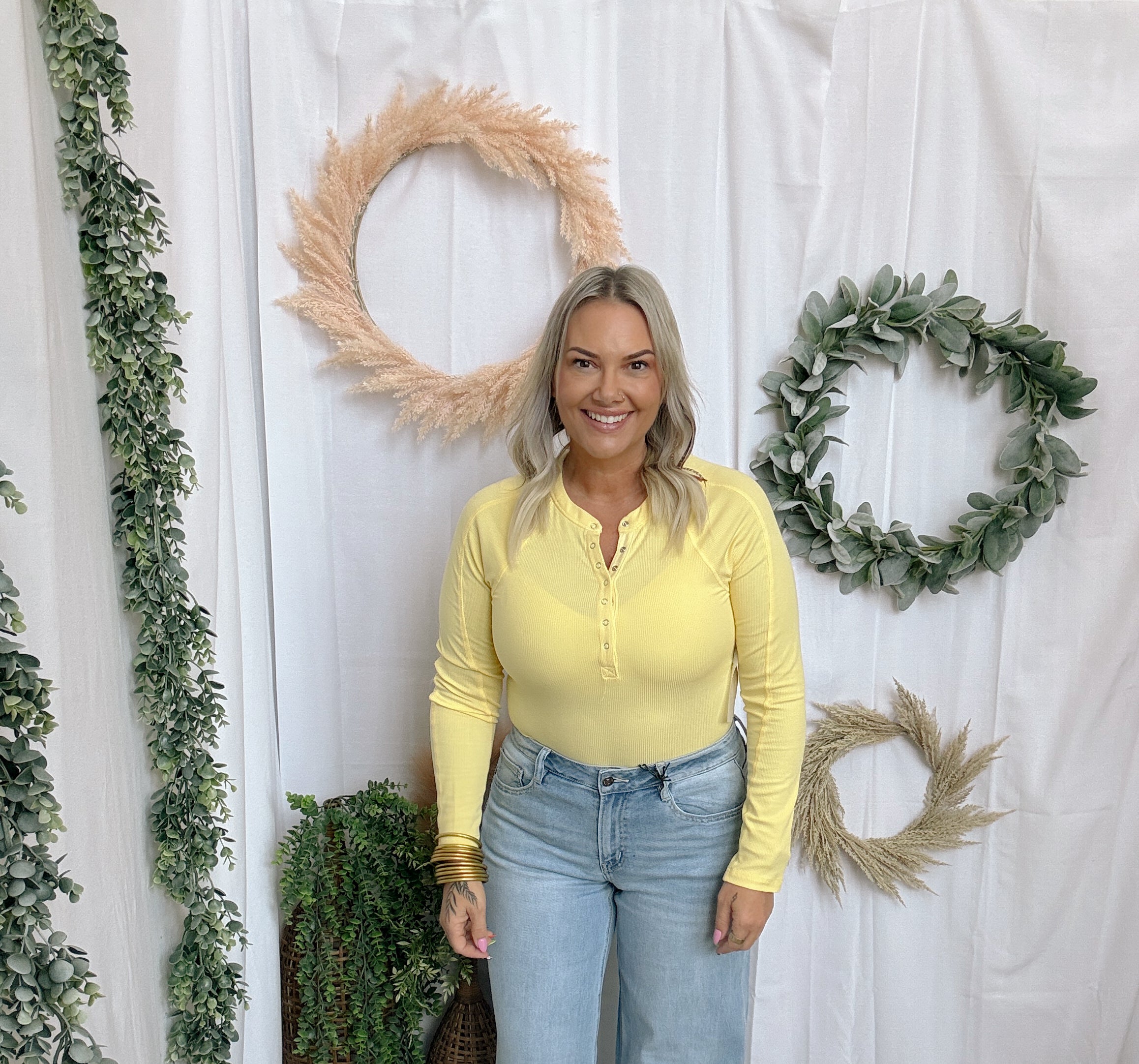 Mono B Essential Henley Top-Long Sleeve Tops-mono b-The Silo Boutique, Women's Fashion Boutique Located in Warren and Grand Forks North Dakota