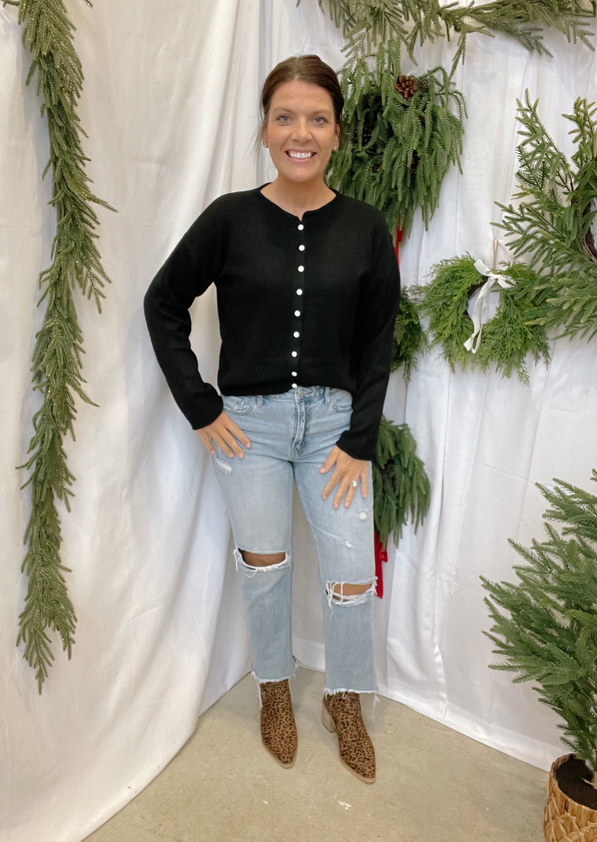 The Classic Staple Cardigan-Black-Cardigans-mimosa-The Silo Boutique, Women's Fashion Boutique Located in Warren and Grand Forks North Dakota
