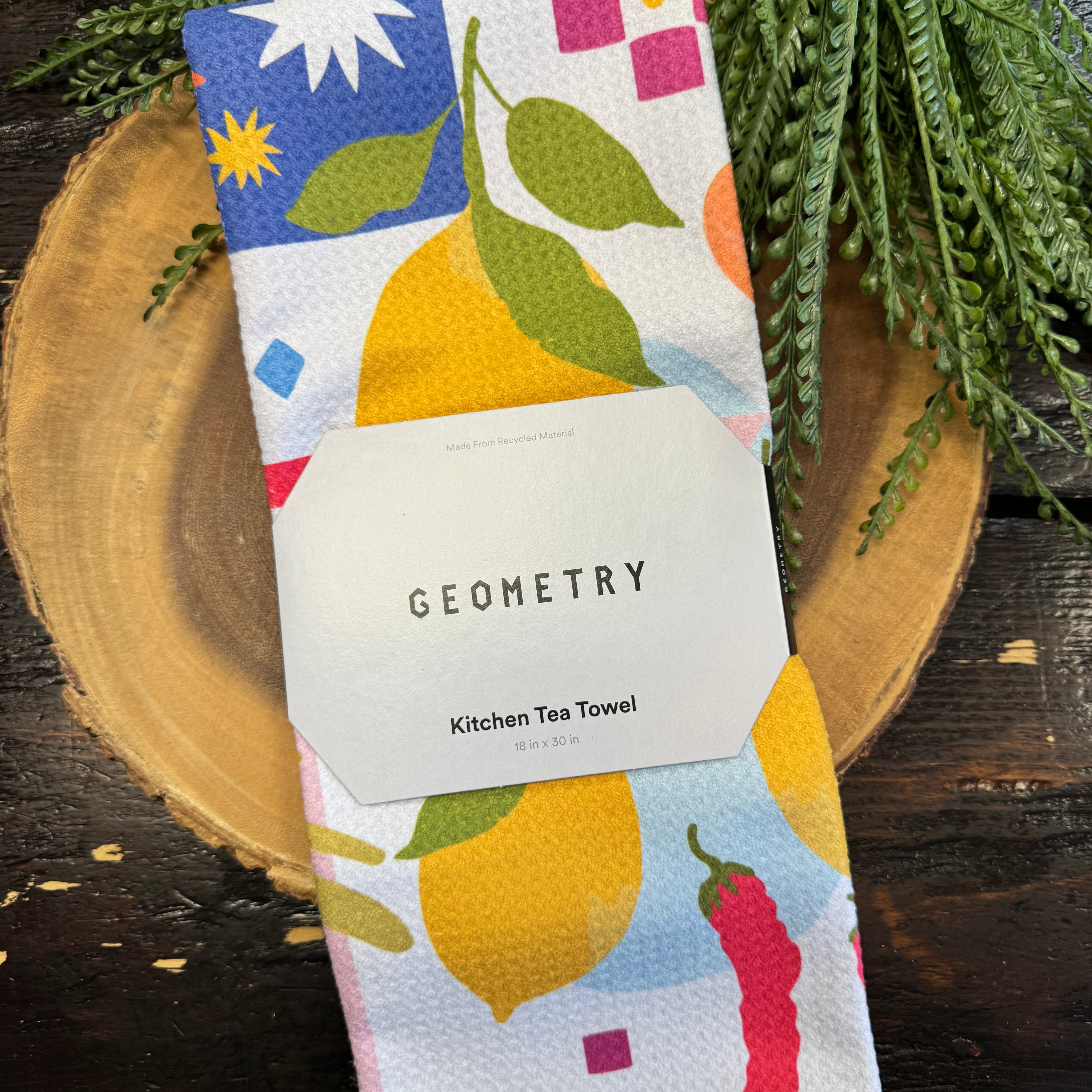 Geometry Tea Towel-dish cloth-geometry-The Silo Boutique, Women's Fashion Boutique Located in Warren and Grand Forks North Dakota