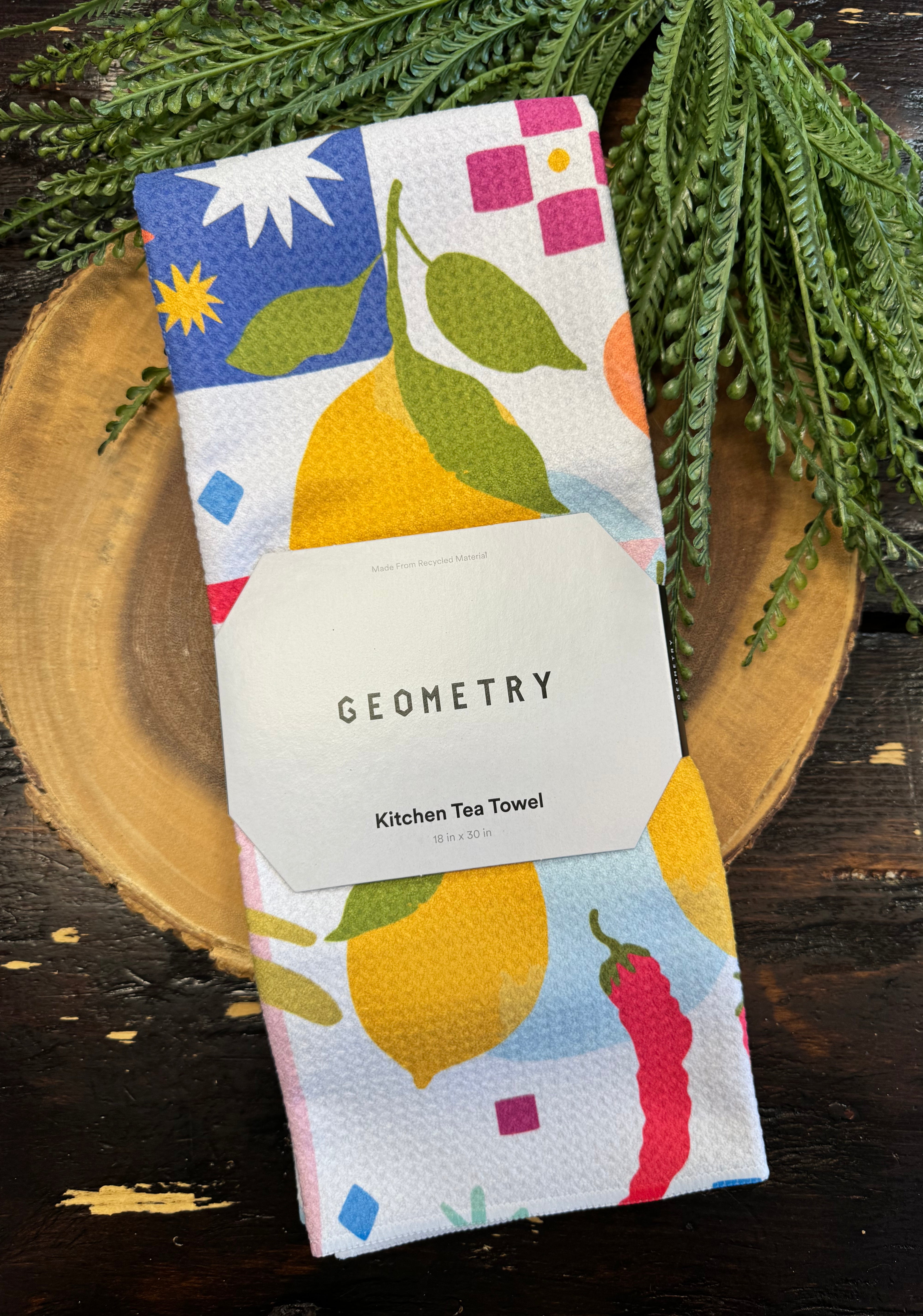 Geometry Tea Towel-dish cloth-geometry-The Silo Boutique, Women's Fashion Boutique Located in Warren and Grand Forks North Dakota