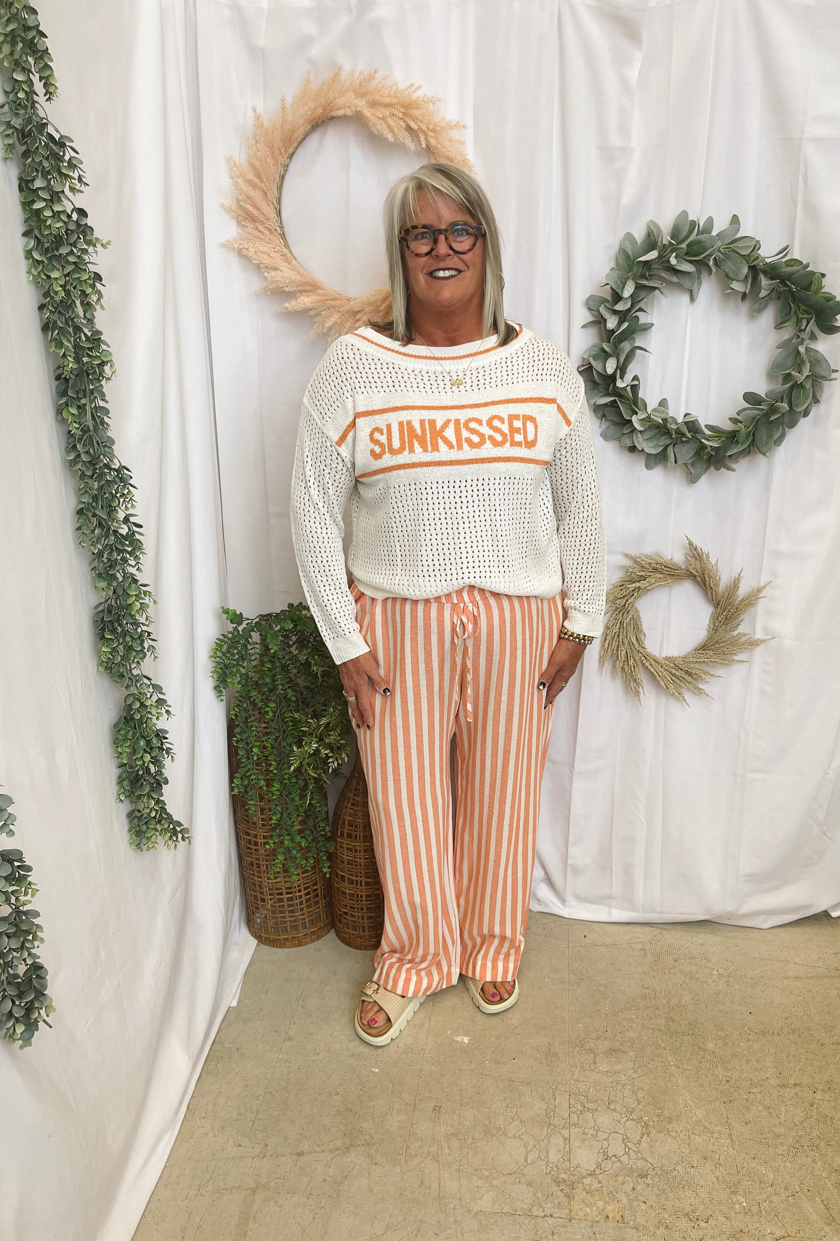 Sunkissed Open Knit Sweater-Sweaters-cozy co-The Silo Boutique, Women's Fashion Boutique Located in Warren and Grand Forks North Dakota
