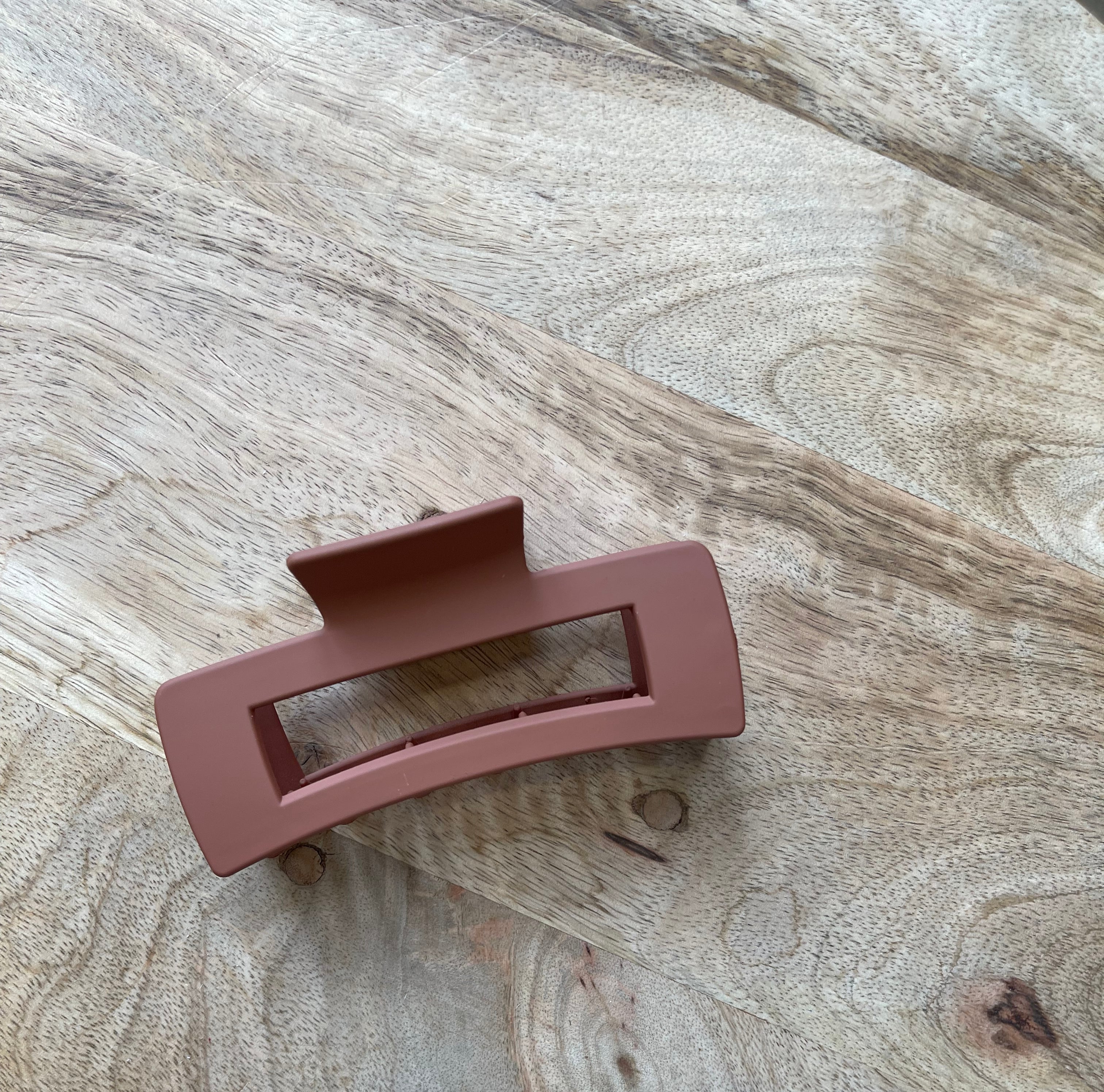 Brown Acetate Claw-Hair Accessories-Fame-The Silo Boutique, Women's Fashion Boutique Located in Warren and Grand Forks North Dakota