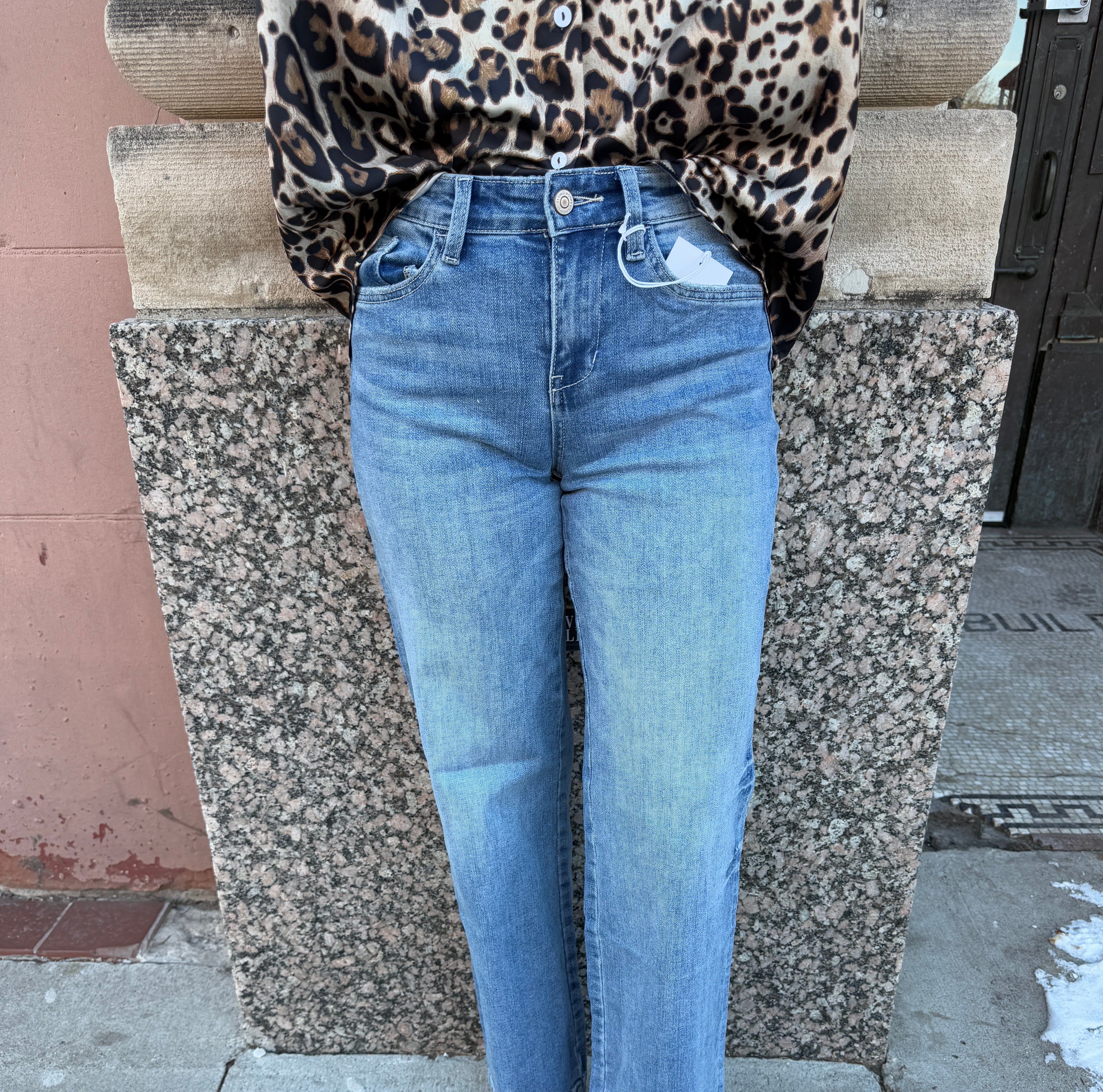 Flying Monkey Permissible Trouser Jeans-Final Sale-Jeans-flying monkey-The Silo Boutique, Women's Fashion Boutique Located in Warren and Grand Forks North Dakota