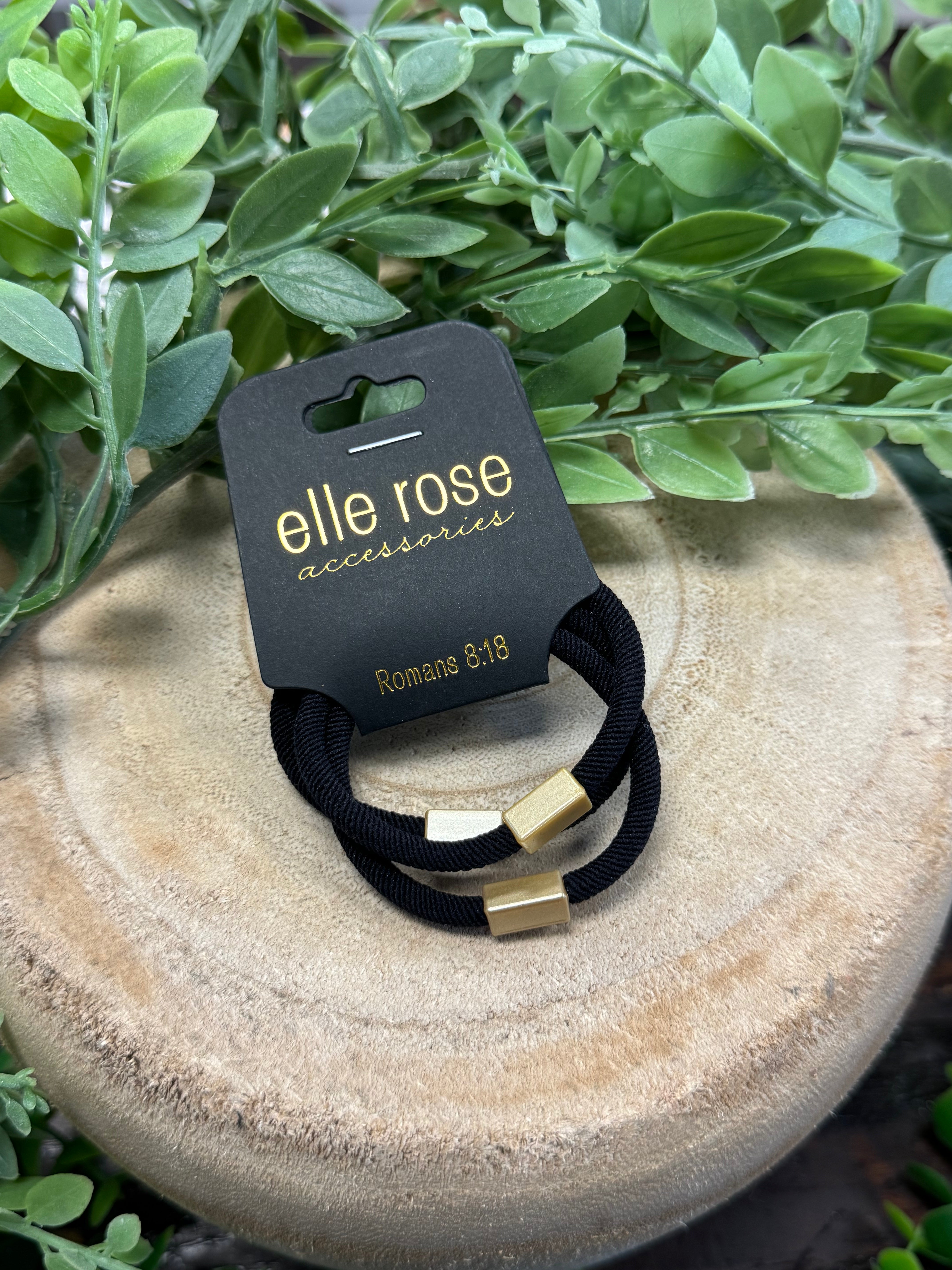 Elastic Hair Tie Bracelet Trio-Hair Accessories-scented-The Silo Boutique, Women's Fashion Boutique Located in Warren and Grand Forks North Dakota