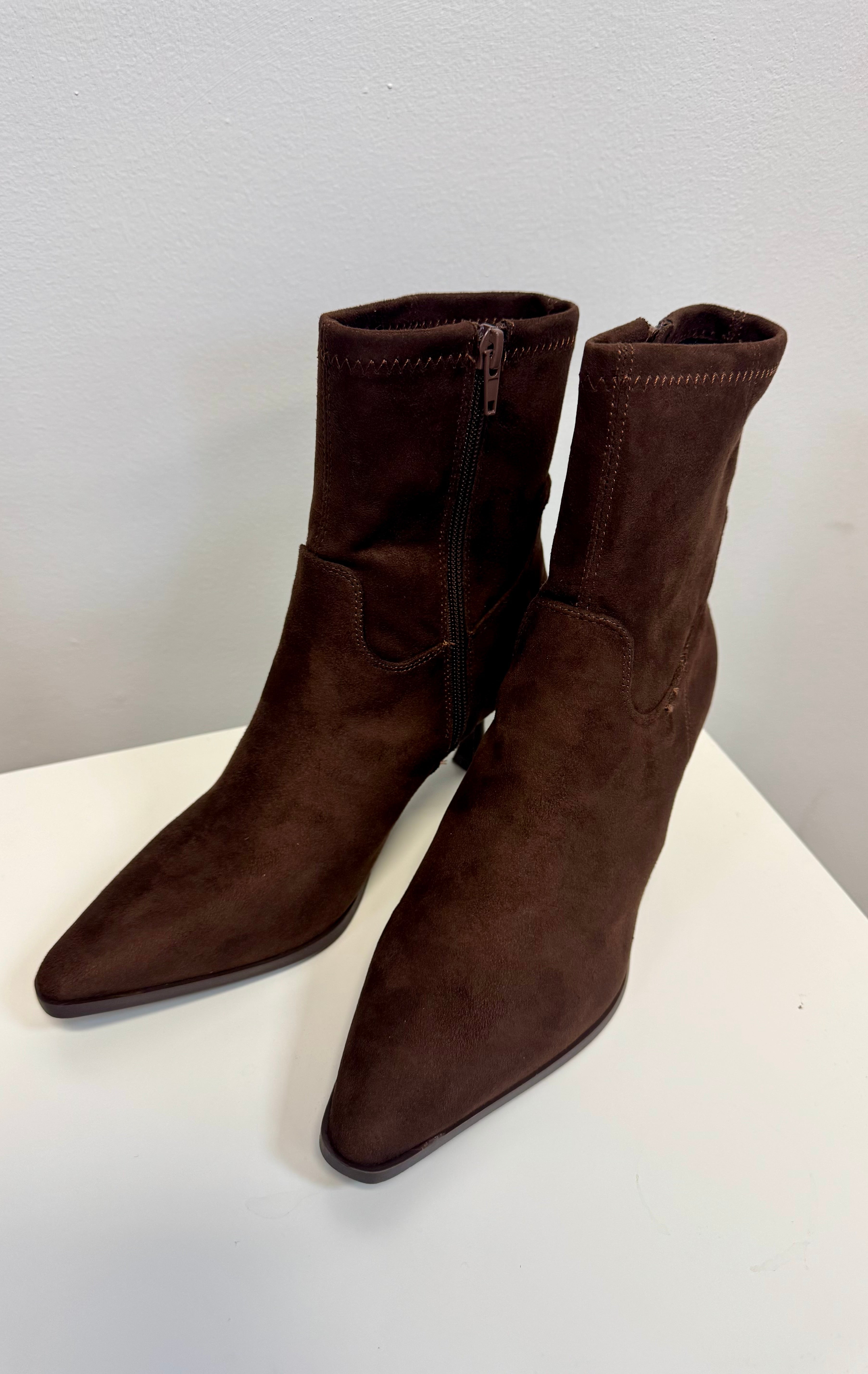 MIA Aletta Boot-Chocolate-Boots-MIA-The Silo Boutique, Women's Fashion Boutique Located in Warren and Grand Forks North Dakota