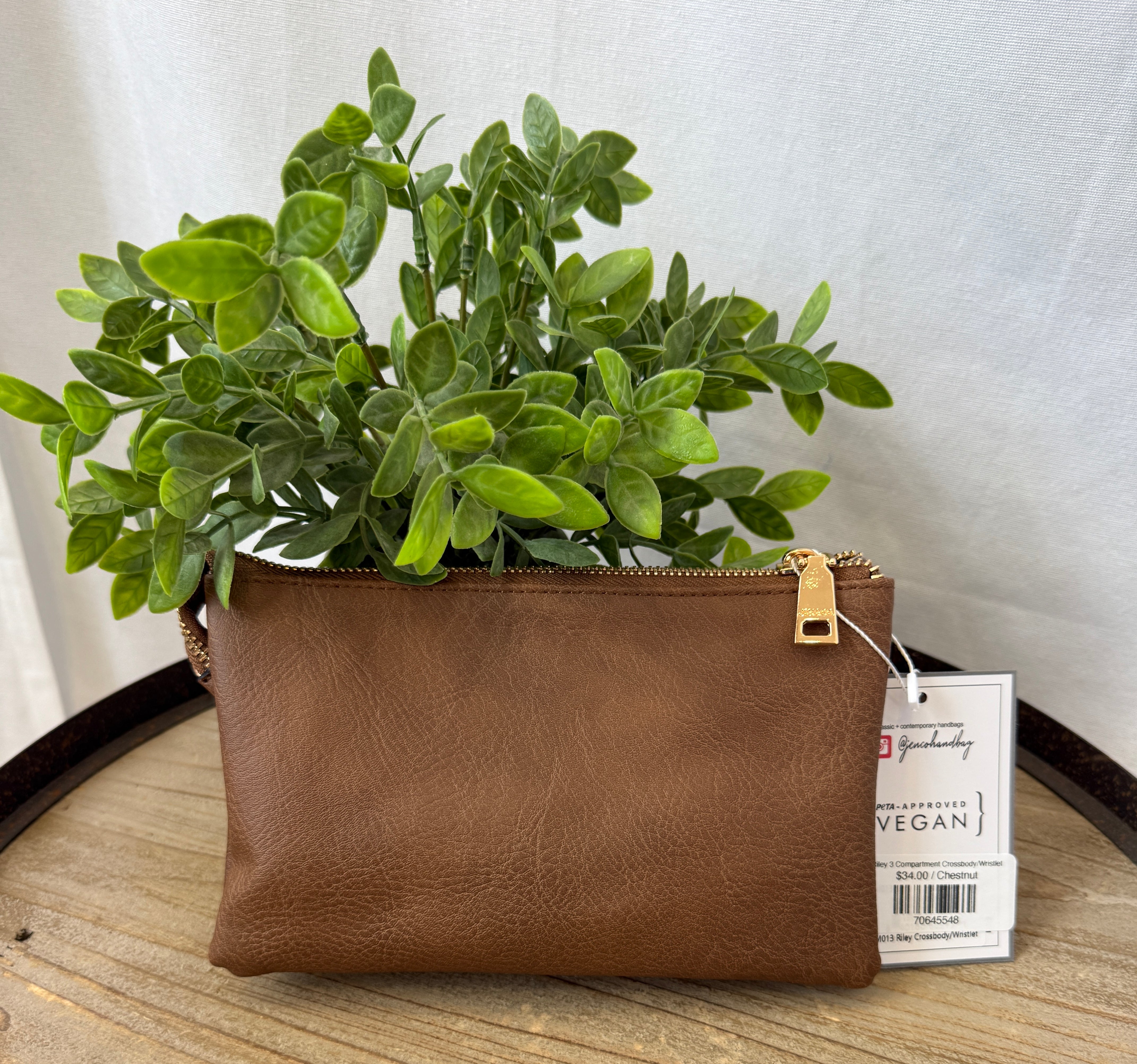 Riley 3 Compartment Crossbody/Wristlet-Crossbody Purses-Jen and Co-The Silo Boutique, Women's Fashion Boutique Located in Warren and Grand Forks North Dakota