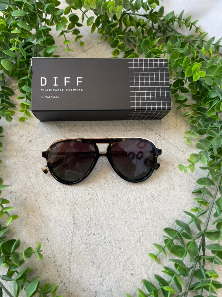Diff Sunglasses - Tosca III Espresso Tort-Sunglasses-Diff-The Silo Boutique, Women's Fashion Boutique Located in Warren and Grand Forks North Dakota