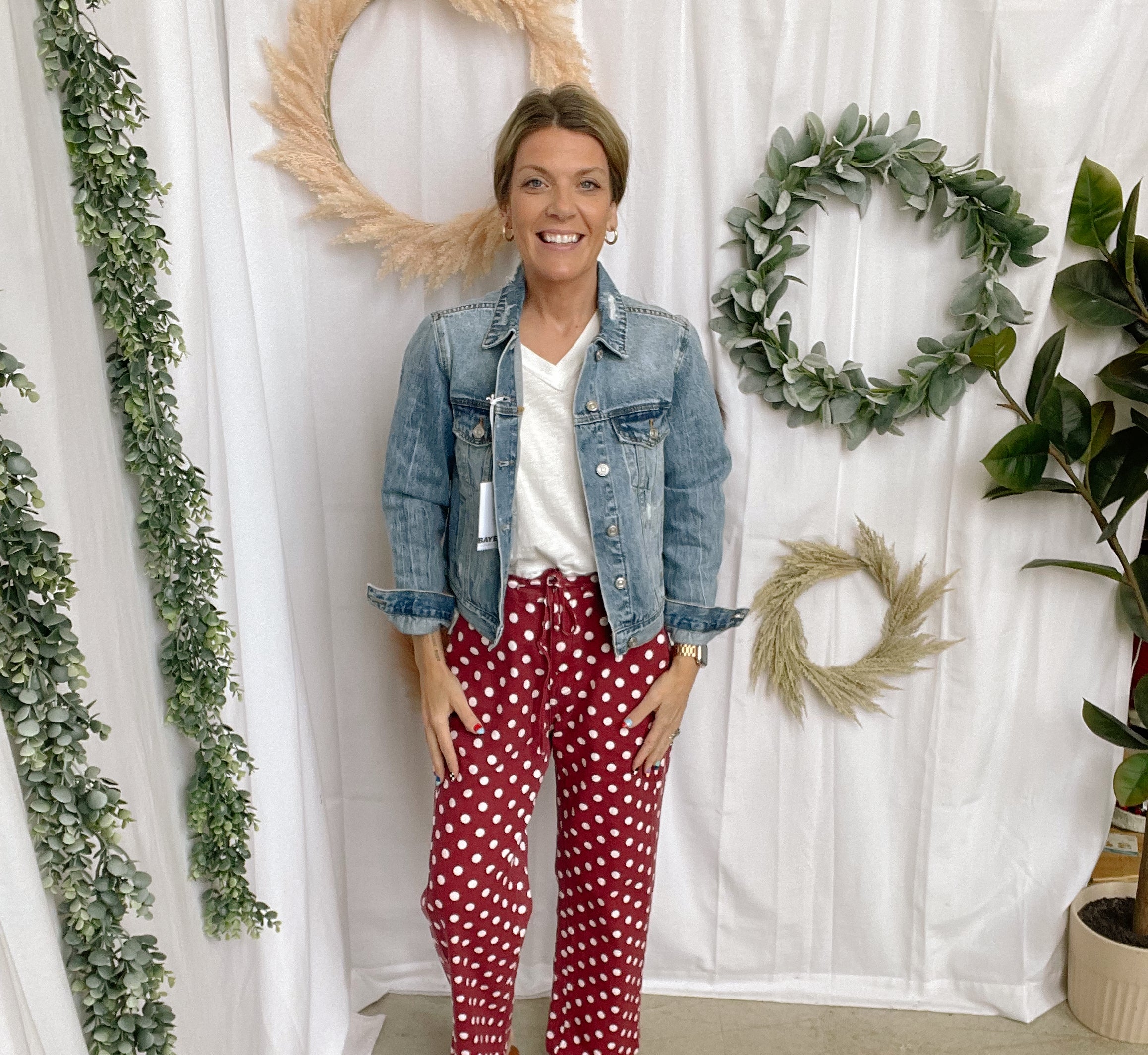 Bayeas Mercy Blue Denim Jacket-Coats & Jackets-bayeas-The Silo Boutique, Women's Fashion Boutique Located in Warren and Grand Forks North Dakota