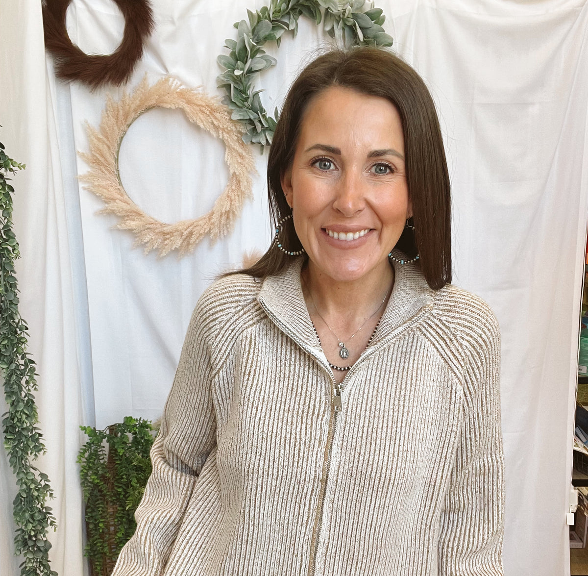 Riley Relaxed Zip Cardigan-Sweaters-lovlov-The Silo Boutique, Women's Fashion Boutique Located in Warren and Grand Forks North Dakota