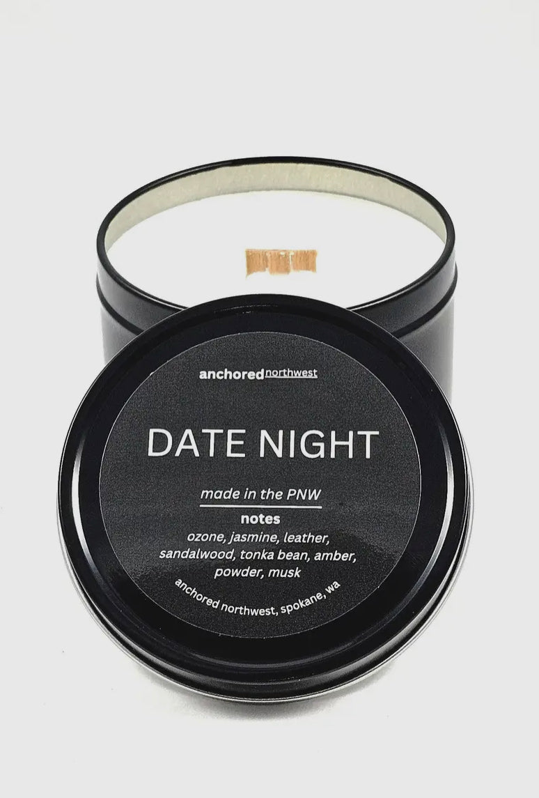 Anchored Northwest Tin Candles-Candles-anchored Northwest-The Silo Boutique, Women's Fashion Boutique Located in Warren and Grand Forks North Dakota