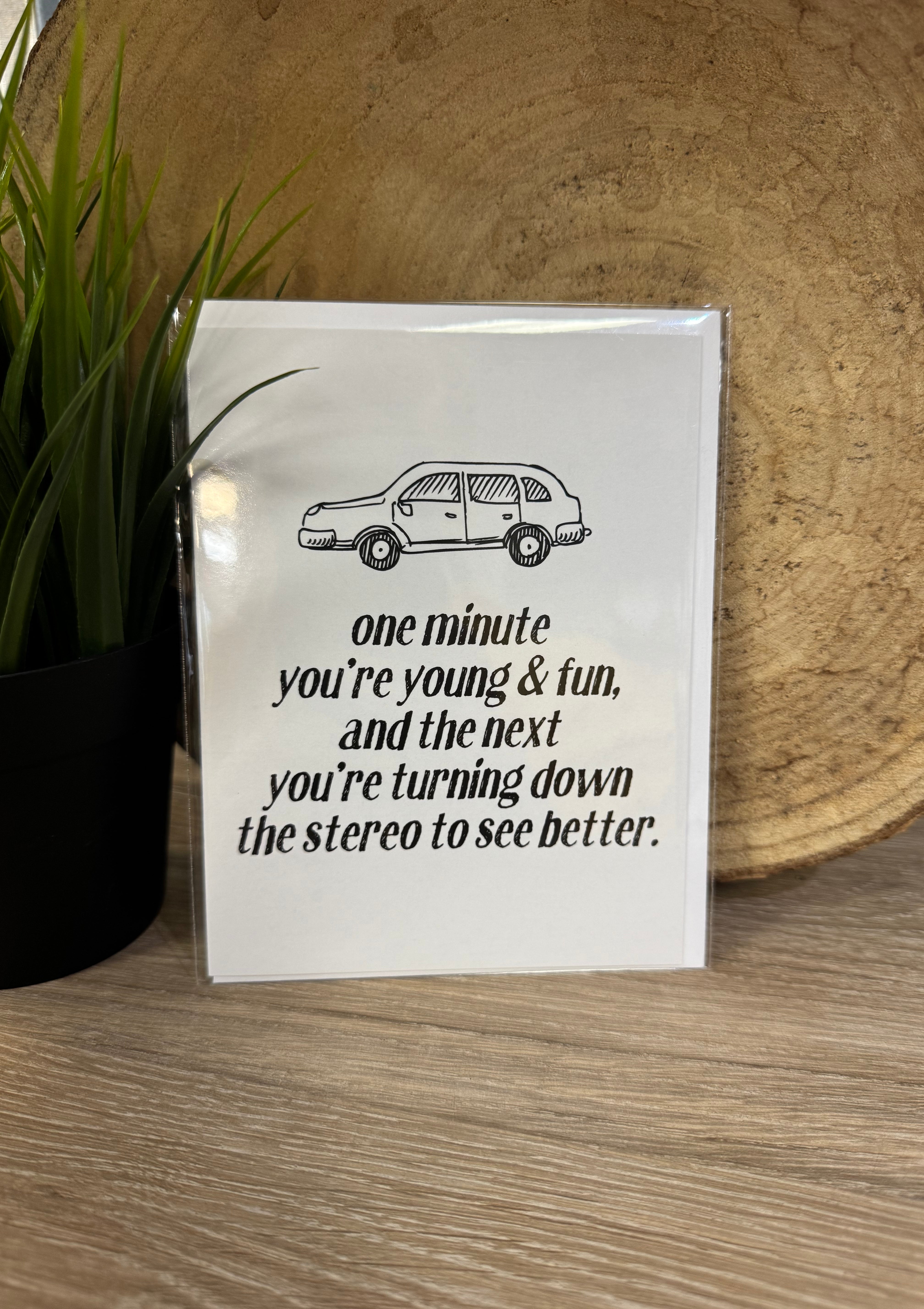 Turning the Stereo Down Card-Cards-crooked halo-The Silo Boutique, Women's Fashion Boutique Located in Warren and Grand Forks North Dakota