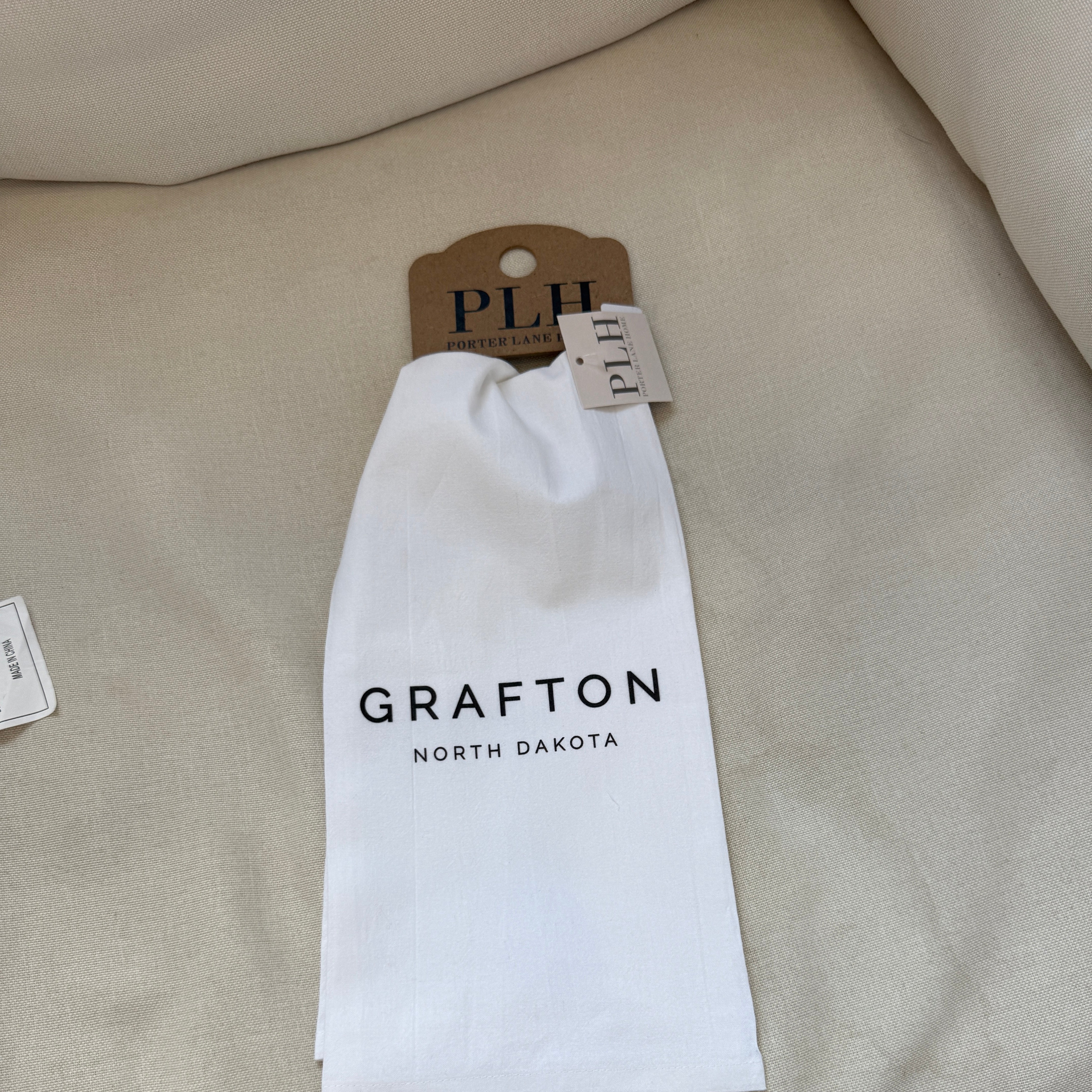 Grafton Tea Towel-Tea Towels-Porter Lane-The Silo Boutique, Women's Fashion Boutique Located in Warren and Grand Forks North Dakota