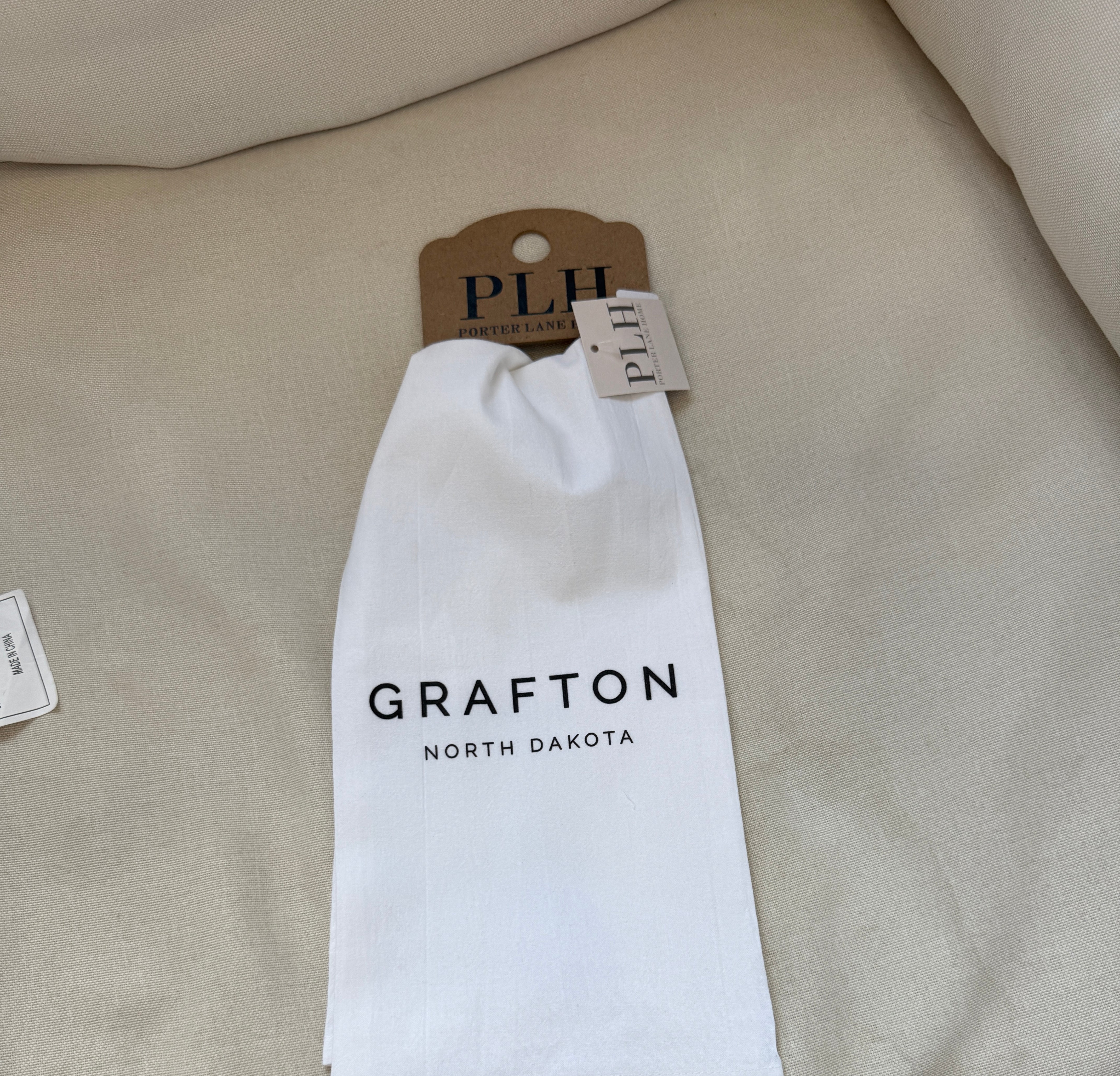 Grafton Tea Towel-Tea Towels-Porter Lane-The Silo Boutique, Women's Fashion Boutique Located in Warren and Grand Forks North Dakota