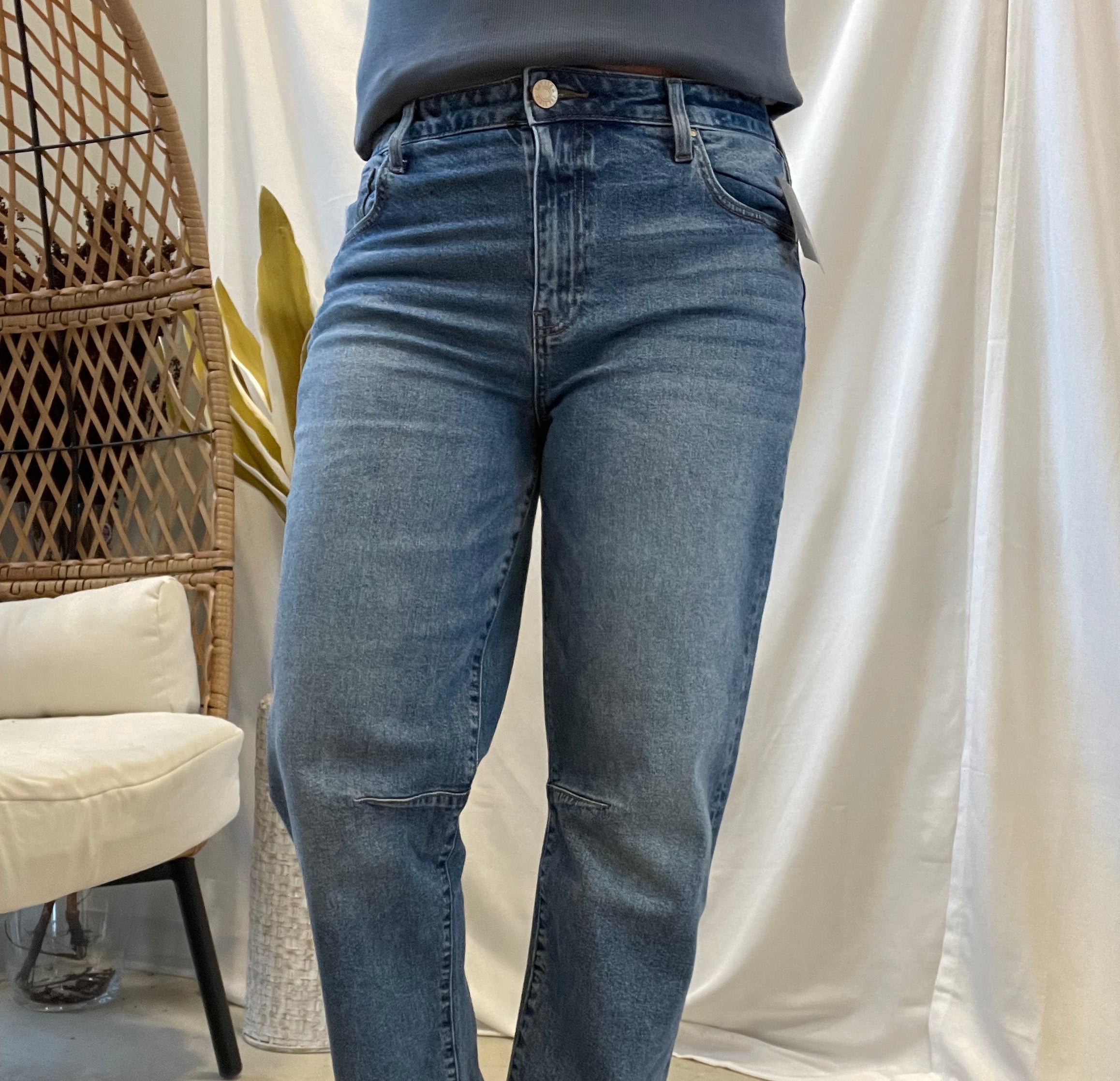 Kut Ashley High Rise Barrel Leg Jeans-Final Sale-Jeans-Kut-The Silo Boutique, Women's Fashion Boutique Located in Warren and Grand Forks North Dakota