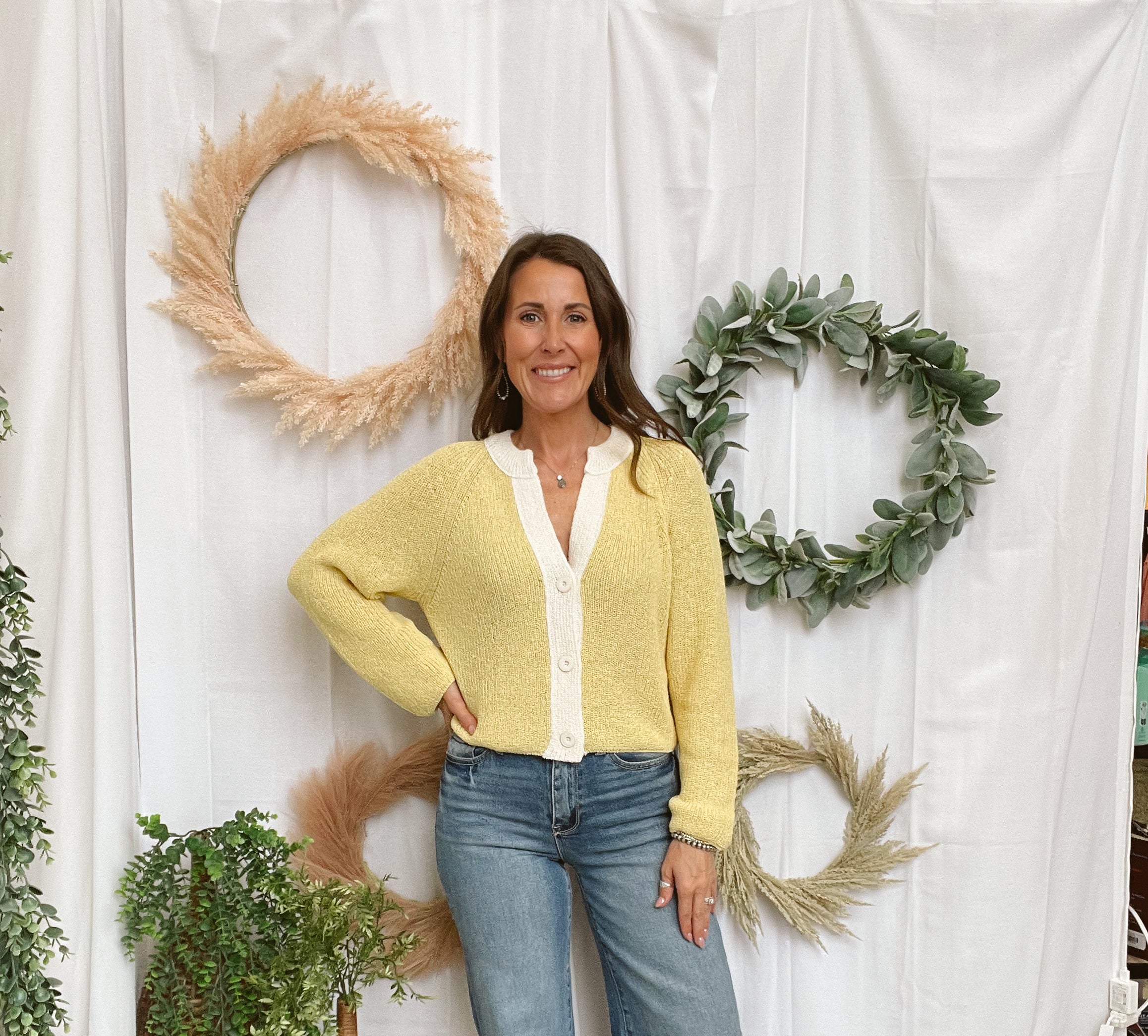 Perfect Cardigan-Yellow-Cardigans-promesa-The Silo Boutique, Women's Fashion Boutique Located in Warren and Grand Forks North Dakota