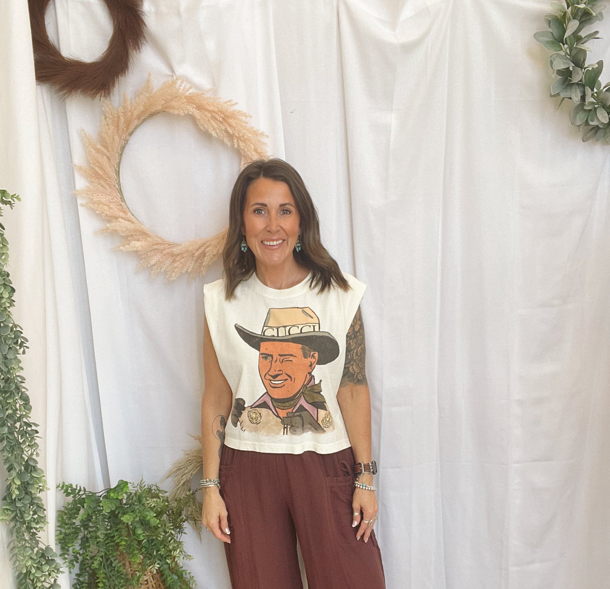 Jane Vintage Gauze Pants-Merlot-Pants-jade by jane-The Silo Boutique, Women's Fashion Boutique Located in Warren and Grand Forks North Dakota