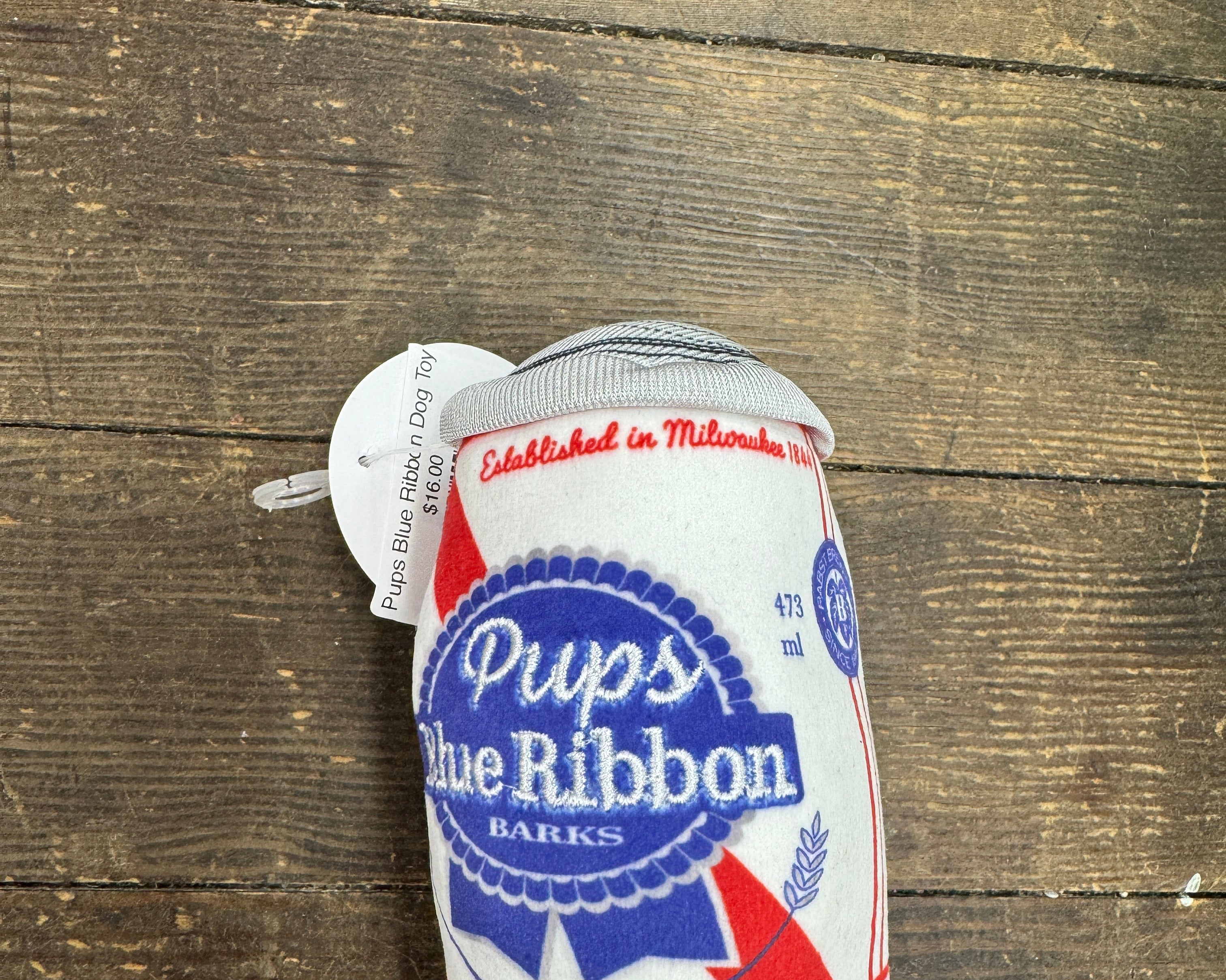 Pups Blue Ribbon Dog Toy-Dog Toys-haute diggity-The Silo Boutique, Women's Fashion Boutique Located in Warren and Grand Forks North Dakota