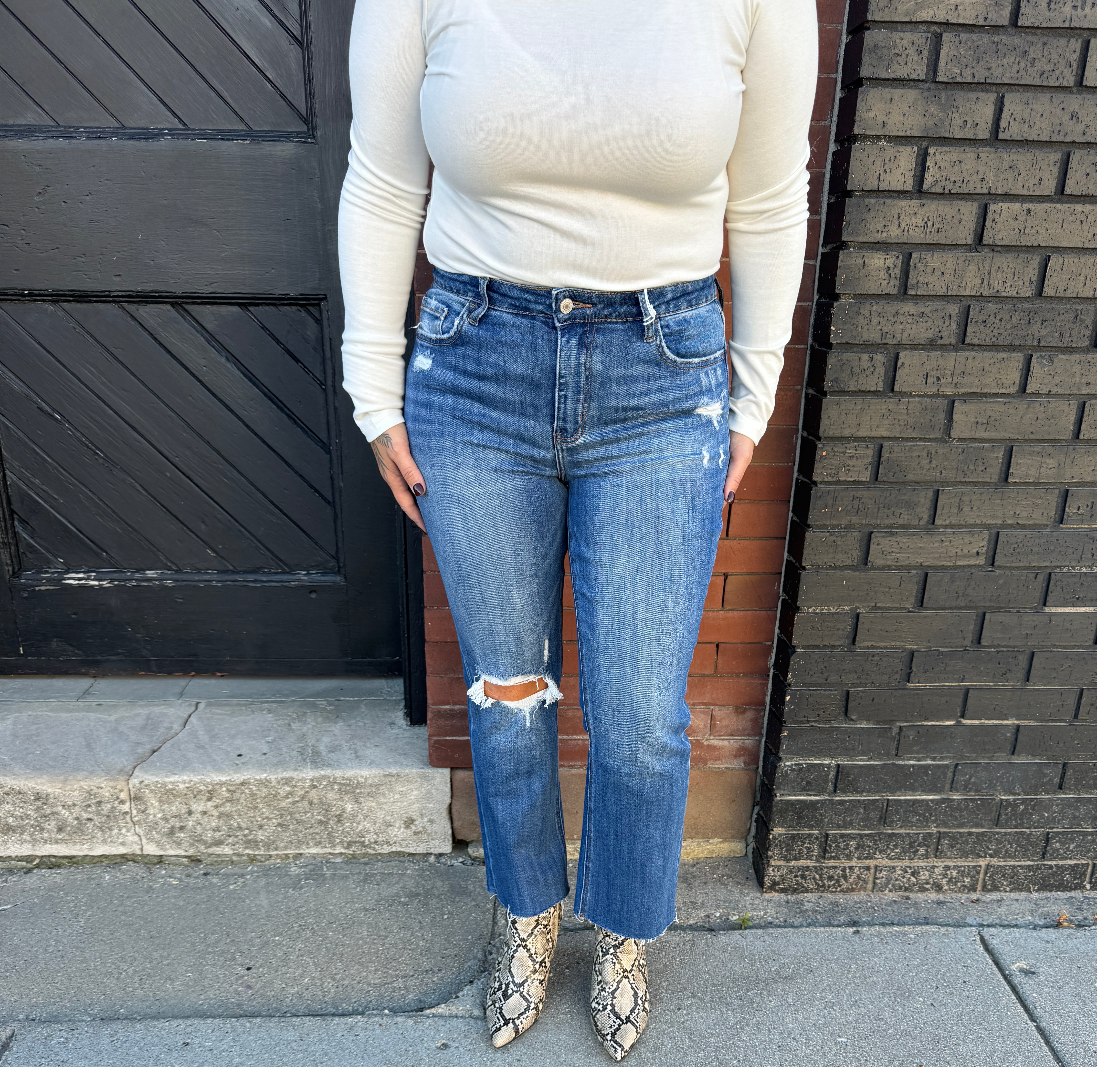 Lovervet Receptive Jeans-Final Sale-Jeans-lovervet-The Silo Boutique, Women's Fashion Boutique Located in Warren and Grand Forks North Dakota