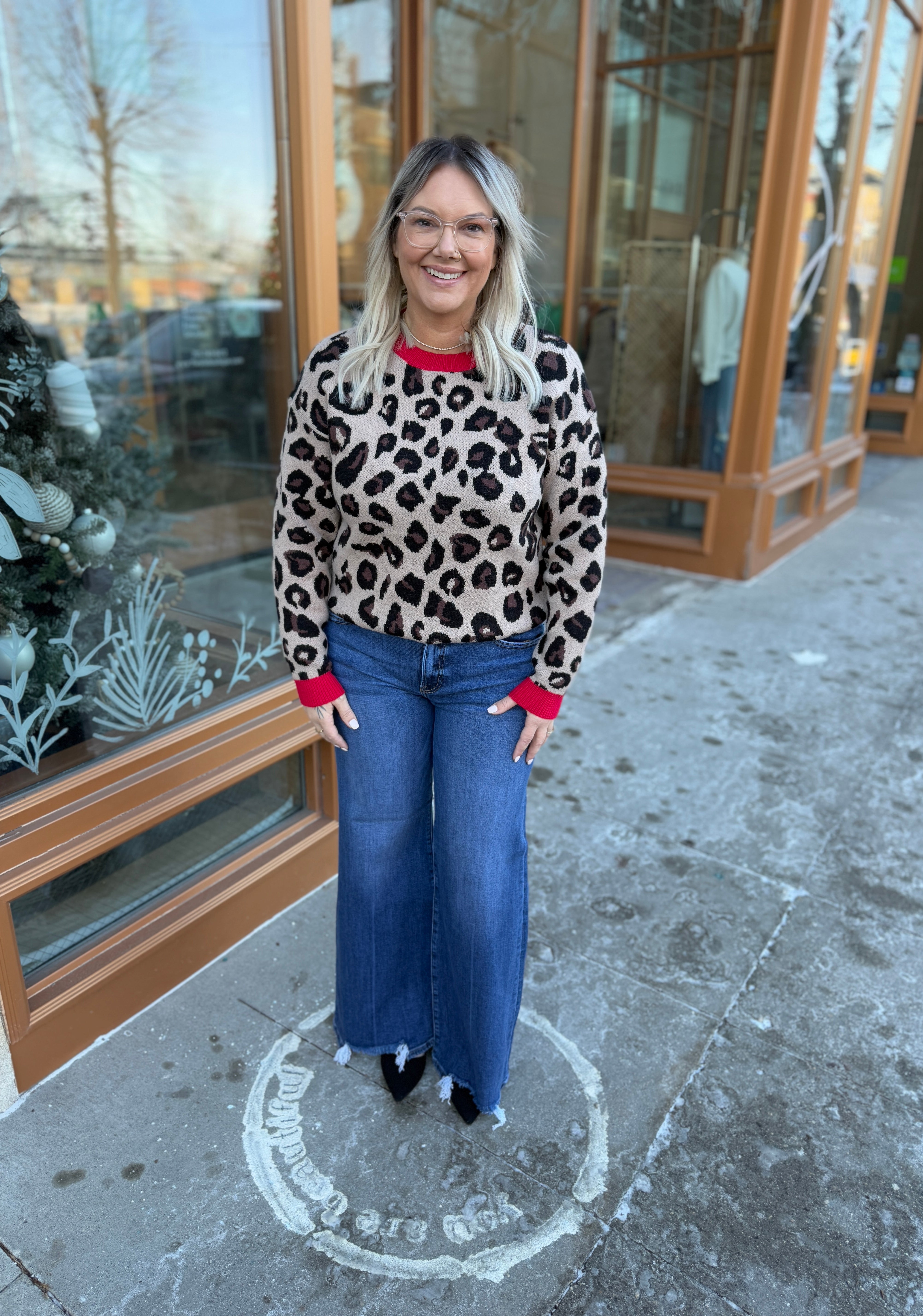 Risen Dark Wide Leg Jeans-Final Sale-Jeans-risen-The Silo Boutique, Women's Fashion Boutique Located in Warren and Grand Forks North Dakota