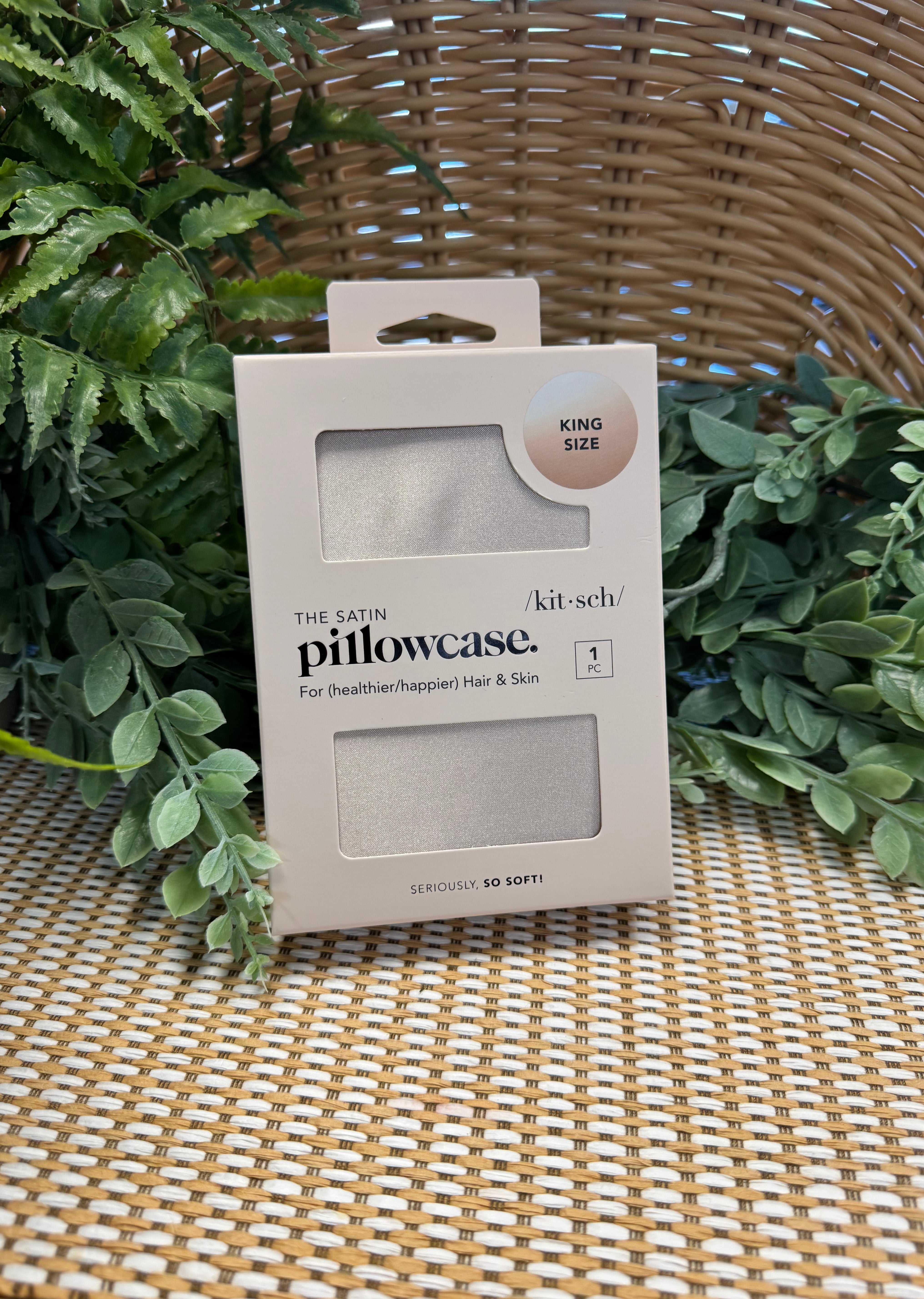 Kitsch Satin King Pillowcase-Beauty-kitsch-The Silo Boutique, Women's Fashion Boutique Located in Warren and Grand Forks North Dakota