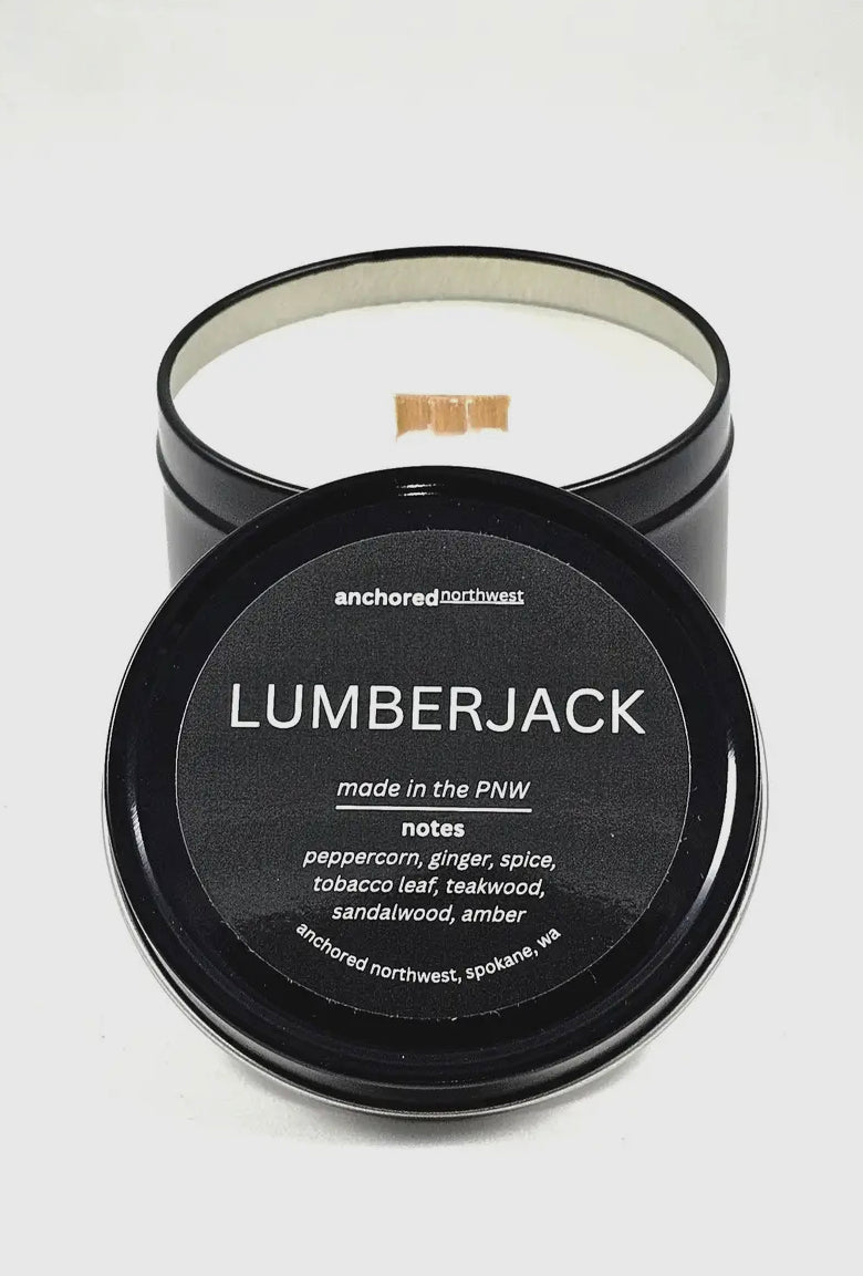 Anchored Northwest Tin Candles-Candles-anchored Northwest-The Silo Boutique, Women's Fashion Boutique Located in Warren and Grand Forks North Dakota