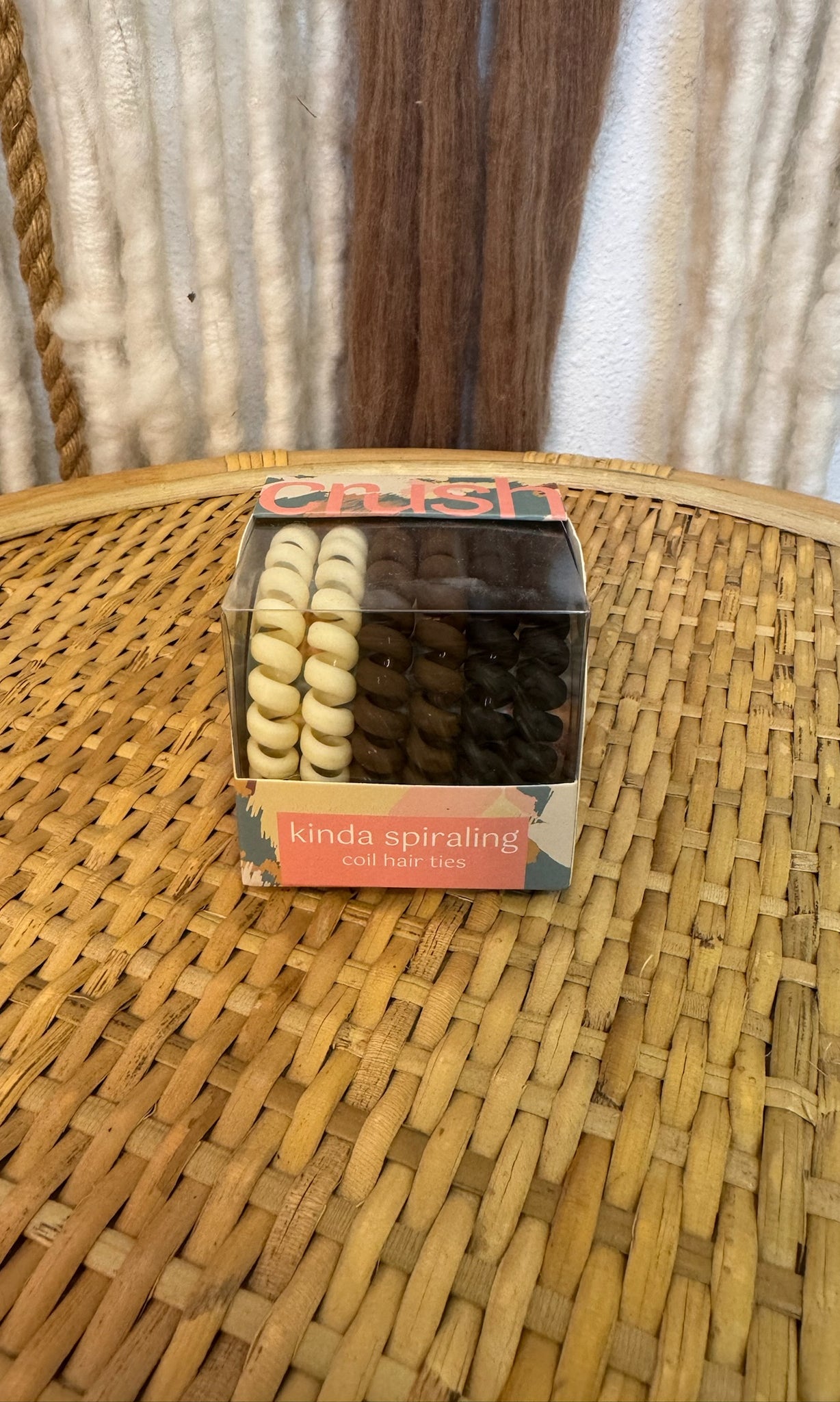 Crush Kinda Spiraling Coil Hair Ties-Hair Accessories-dm-The Silo Boutique, Women's Fashion Boutique Located in Warren and Grand Forks North Dakota