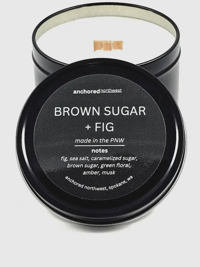 Anchored Northwest Tin Candles-Candles-anchored Northwest-The Silo Boutique, Women's Fashion Boutique Located in Warren and Grand Forks North Dakota