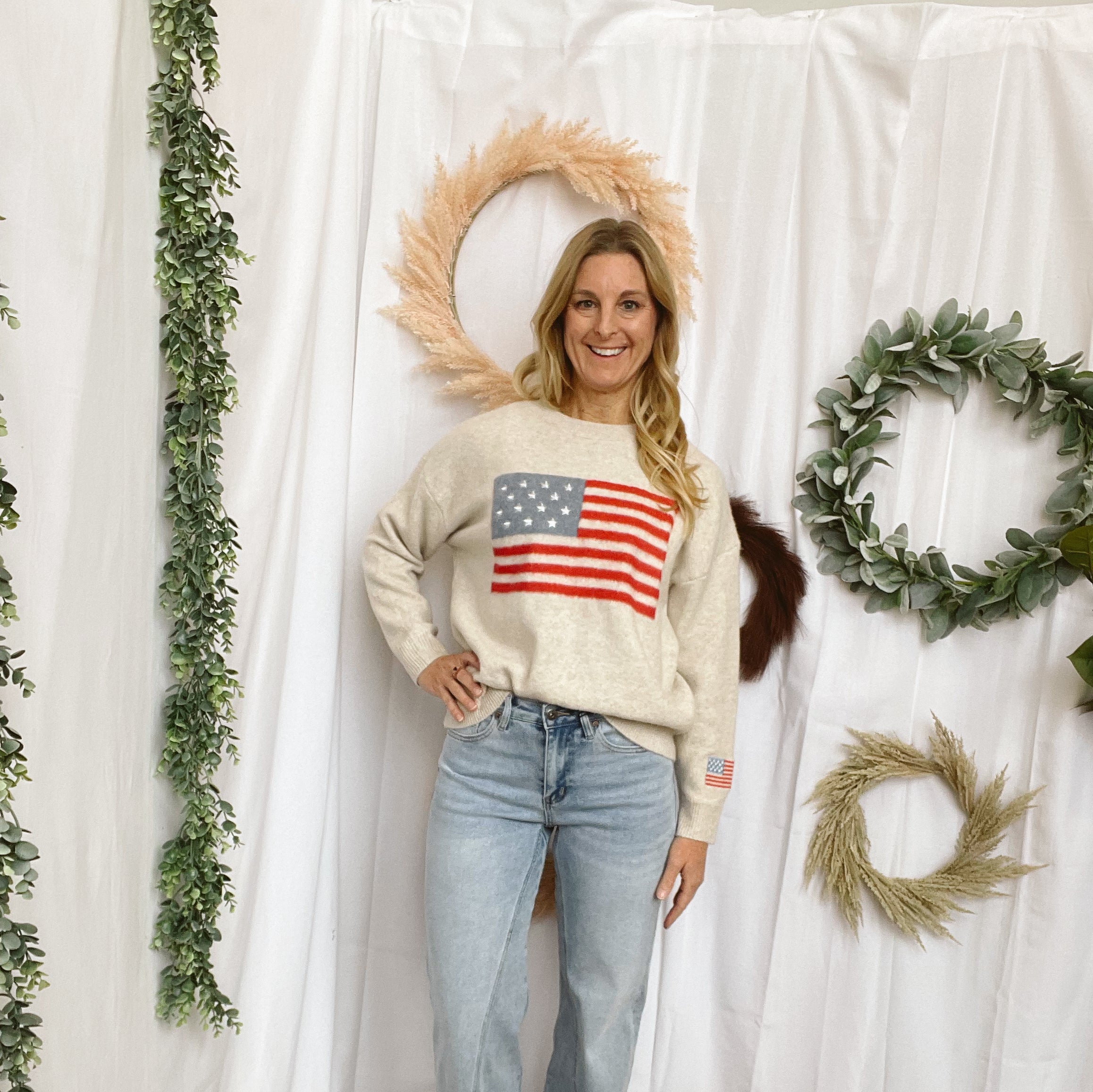 Le Lis Oatmeal Sweater-Sweaters-lelis-The Silo Boutique, Women's Fashion Boutique Located in Warren and Grand Forks North Dakota