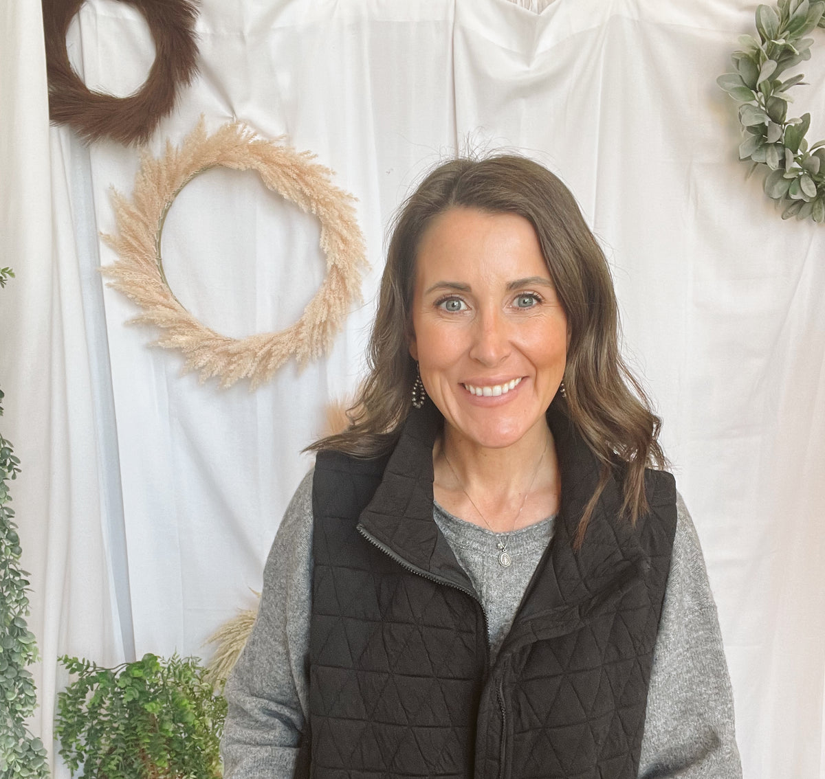 Geo Quilted Vest-Black-Vests-hyfve-The Silo Boutique, Women's Fashion Boutique Located in Warren and Grand Forks North Dakota