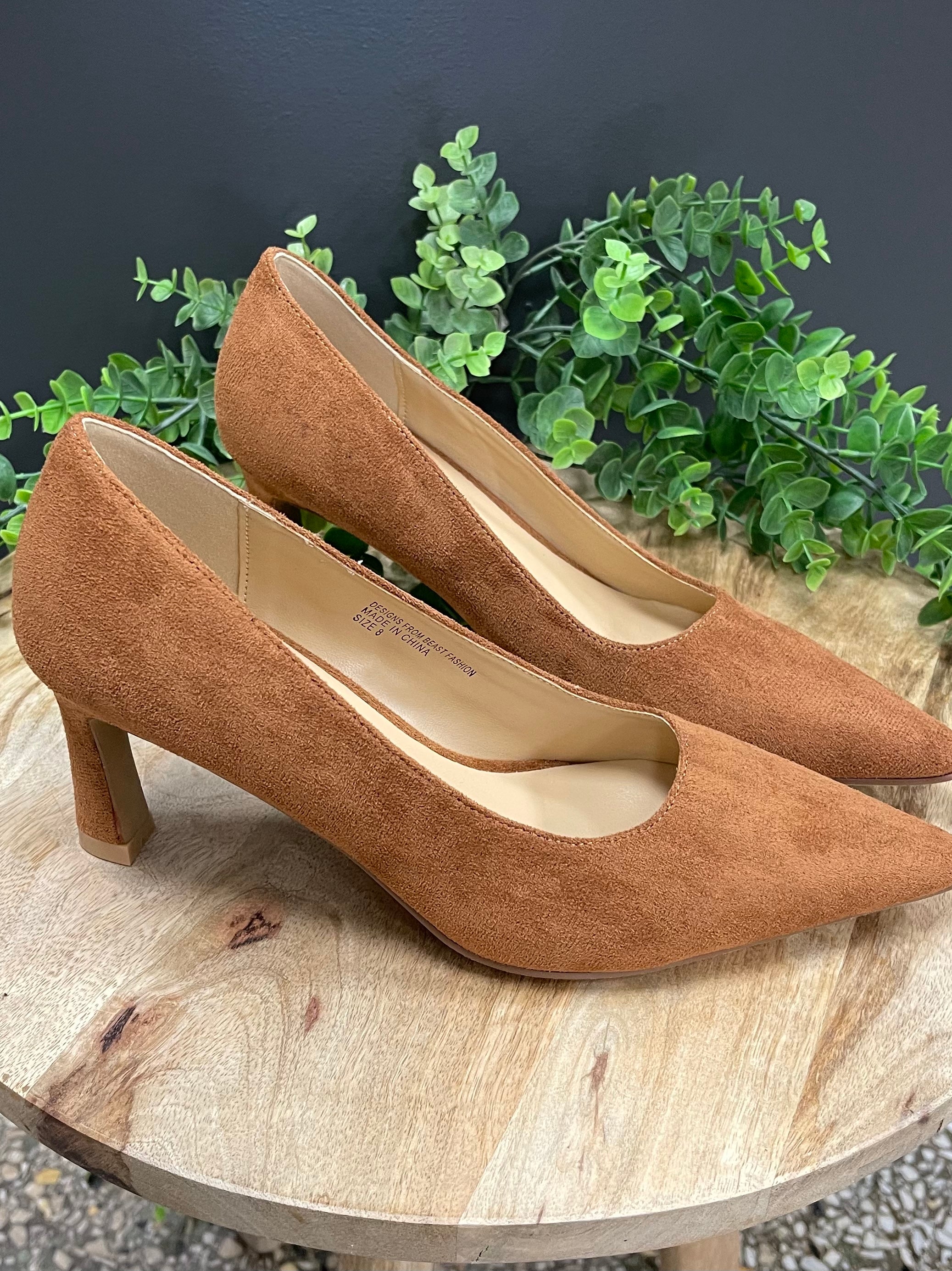 Beast Camel Trinee Heel-Final sale-Mules-Beast-The Silo Boutique, Women's Fashion Boutique Located in Warren and Grand Forks North Dakota