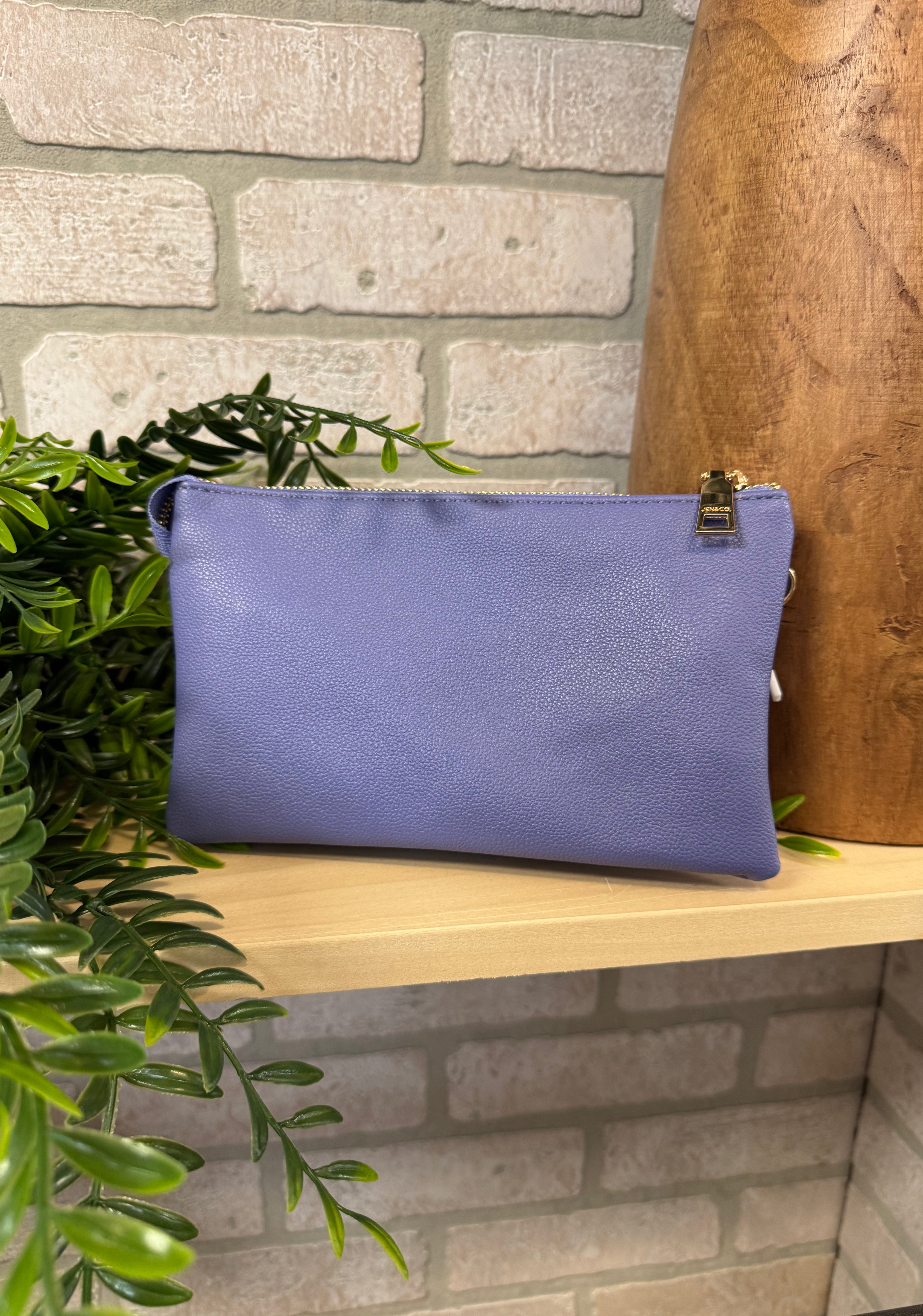 Riley 3 Compartment Crossbody/Wristlet-Crossbody Purses-Jen and Co-The Silo Boutique, Women's Fashion Boutique Located in Warren and Grand Forks North Dakota