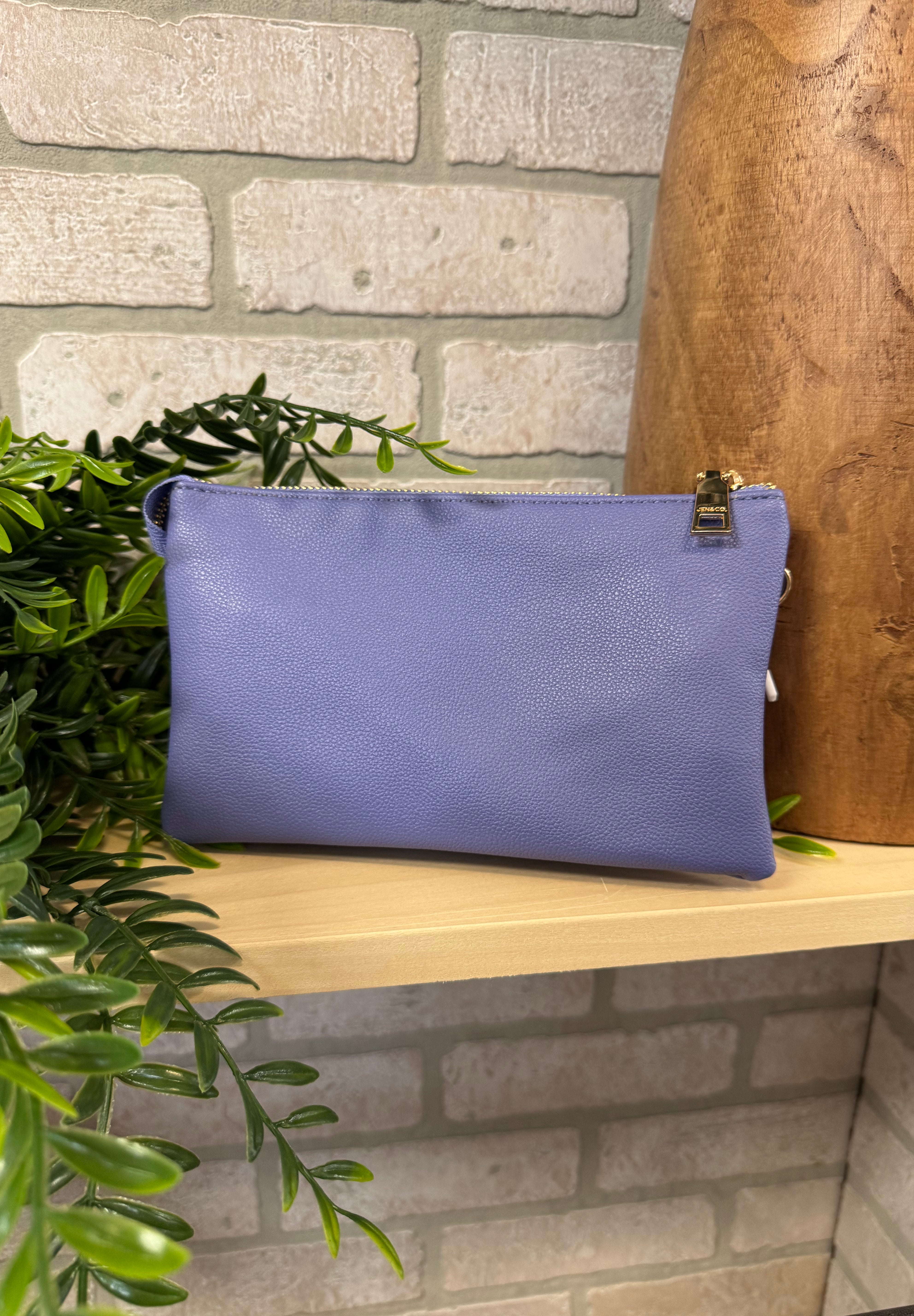 Riley 3 Compartment Crossbody/Wristlet-Crossbody Purses-Jen and Co-The Silo Boutique, Women's Fashion Boutique Located in Warren and Grand Forks North Dakota