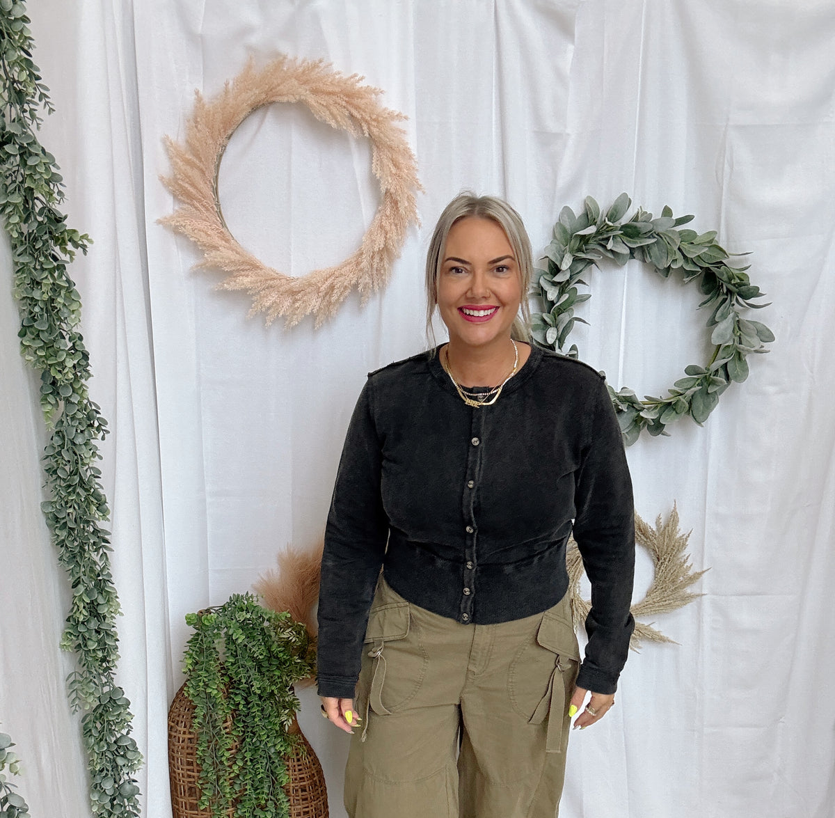 Fern Jogger Cargo Pants-Pants-eesome-The Silo Boutique, Women's Fashion Boutique Located in Warren and Grand Forks North Dakota