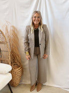 Hazel Houndstooth Plaid Pants-Pants-eesome-The Silo Boutique, Women's Fashion Boutique Located in Warren and Grand Forks North Dakota