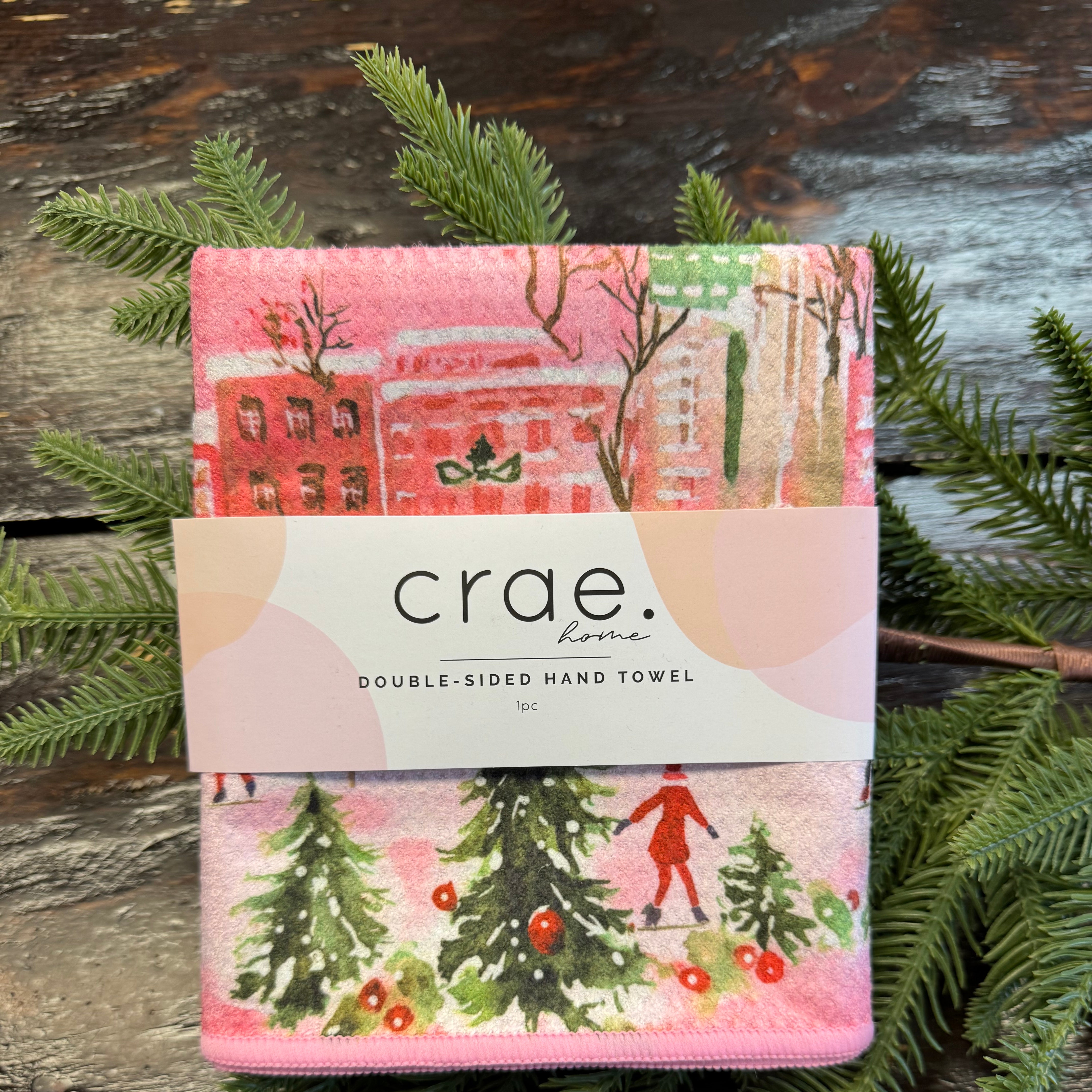 City Sidewalk Hand Towel-Tea Towels-crae-The Silo Boutique, Women's Fashion Boutique Located in Warren and Grand Forks North Dakota