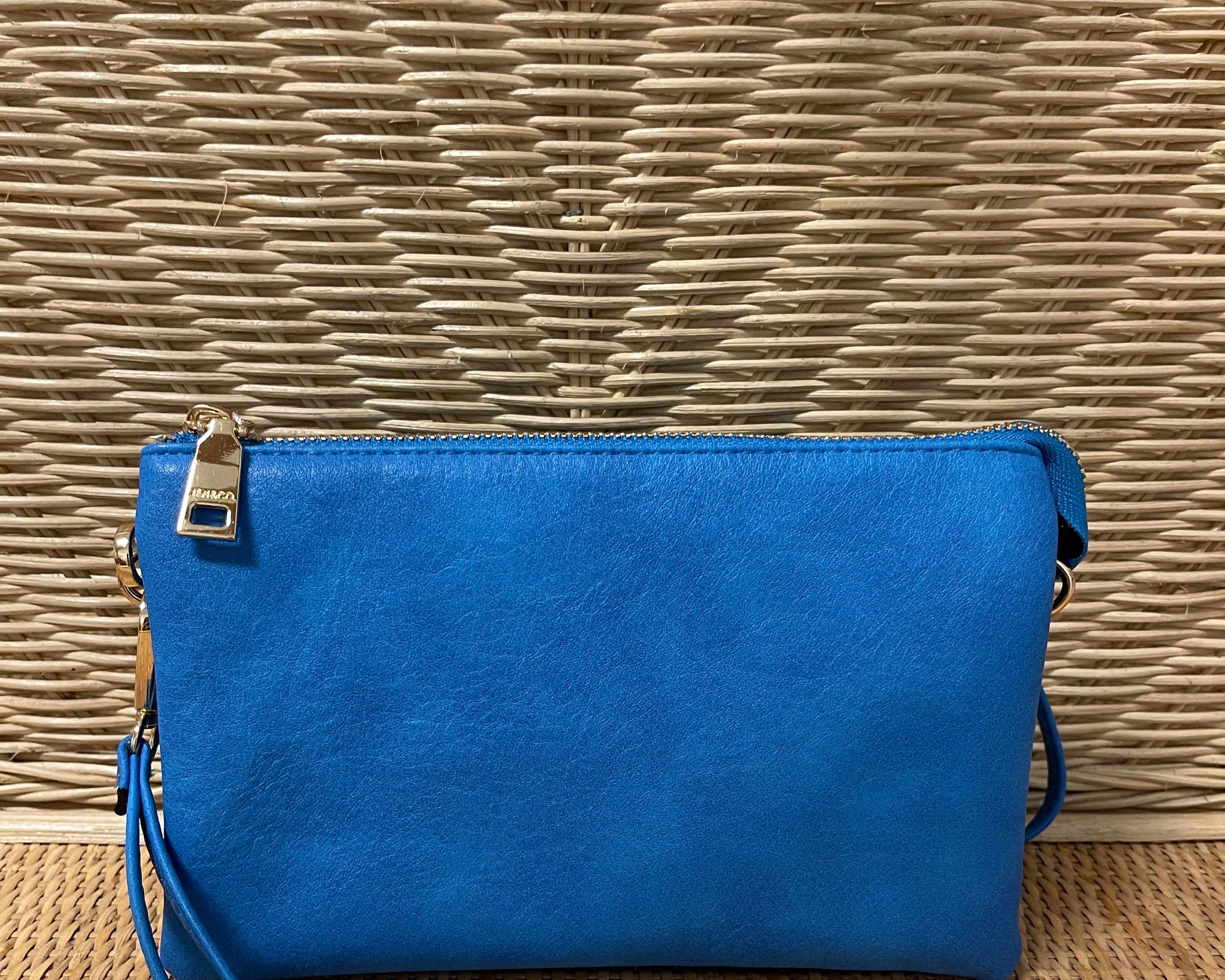 Riley 3 Compartment Crossbody/Wristlet-Crossbody Purses-Jen and Co-The Silo Boutique, Women's Fashion Boutique Located in Warren and Grand Forks North Dakota