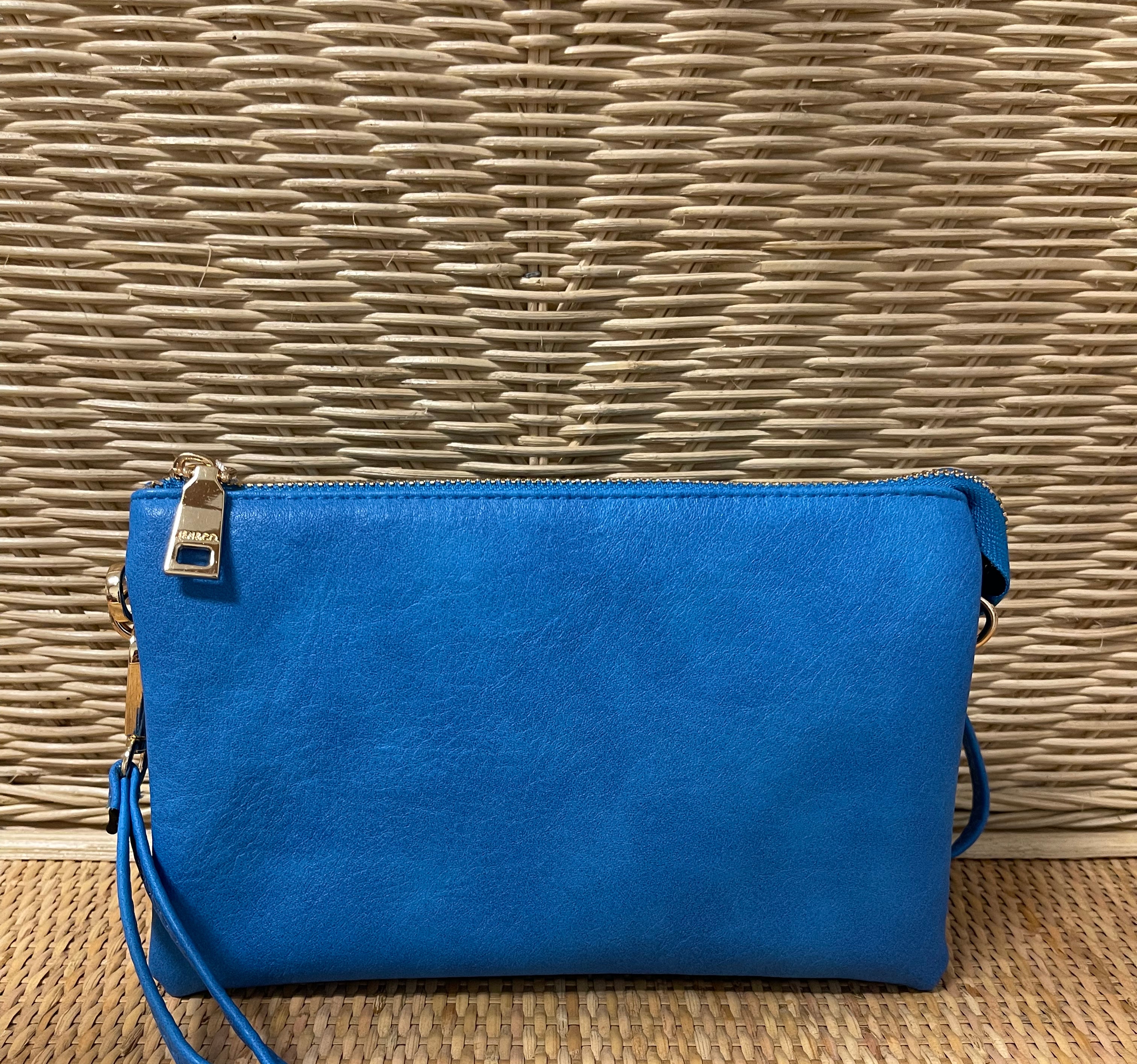 Riley 3 Compartment Crossbody/Wristlet-Crossbody Purses-Jen and Co-The Silo Boutique, Women's Fashion Boutique Located in Warren and Grand Forks North Dakota
