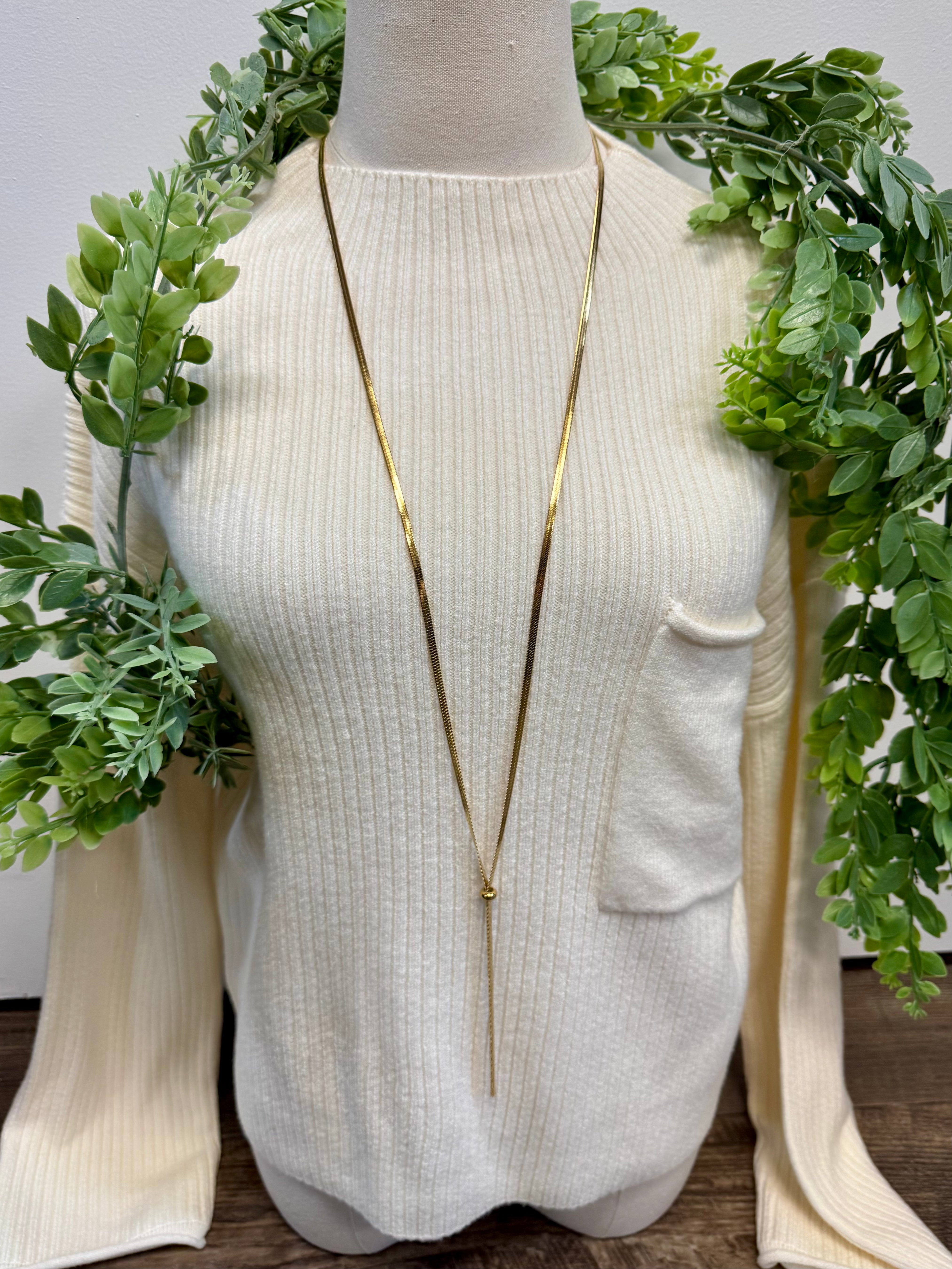 M & S Bolo Necklace-Necklaces-mila and stevie-The Silo Boutique, Women's Fashion Boutique Located in Warren and Grand Forks North Dakota