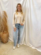 Mono B Laguna Sweatshirt-Natural-Sweatshirts-mono b-The Silo Boutique, Women's Fashion Boutique Located in Warren and Grand Forks North Dakota