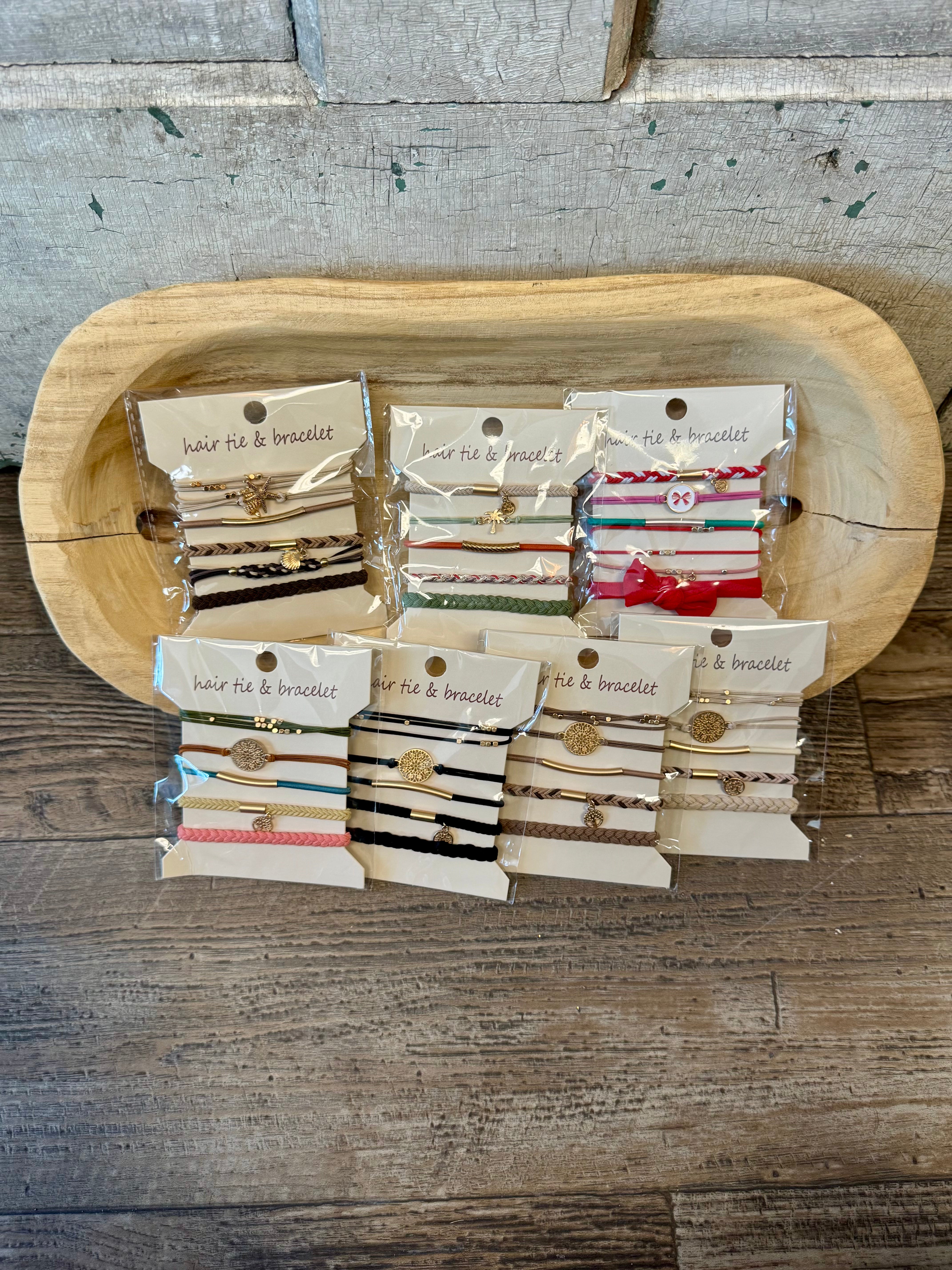 Joss Hair Ties Bracelet-Bracelets-joss-The Silo Boutique, Women's Fashion Boutique Located in Warren and Grand Forks North Dakota