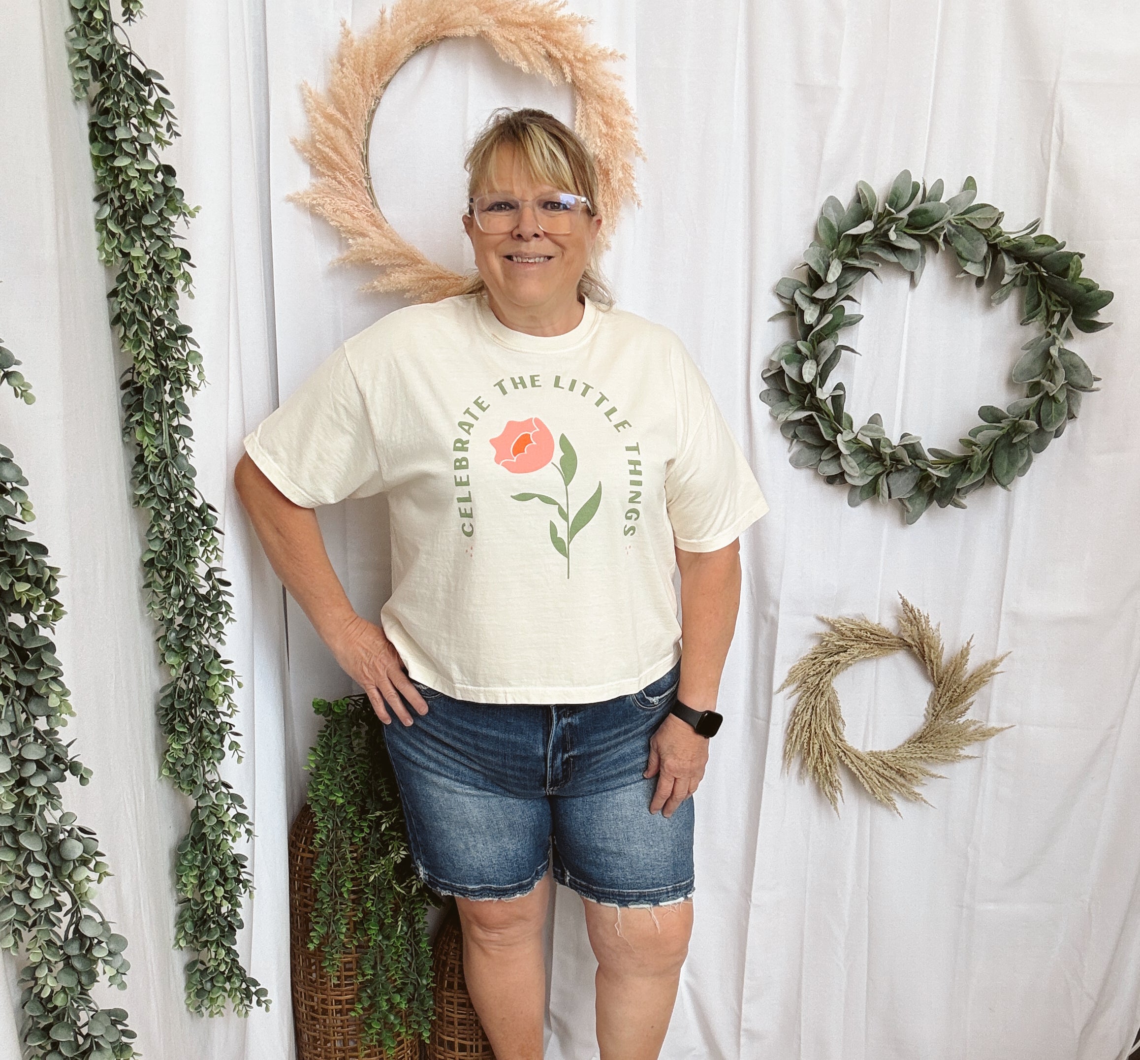 Celebrate the Little Things Tee-Graphic Tees-ramble & Company-The Silo Boutique, Women's Fashion Boutique Located in Warren and Grand Forks North Dakota
