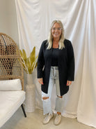 Cool Oaklyn Coat-Black-Cardigans-be cool-The Silo Boutique, Women's Fashion Boutique Located in Warren and Grand Forks North Dakota