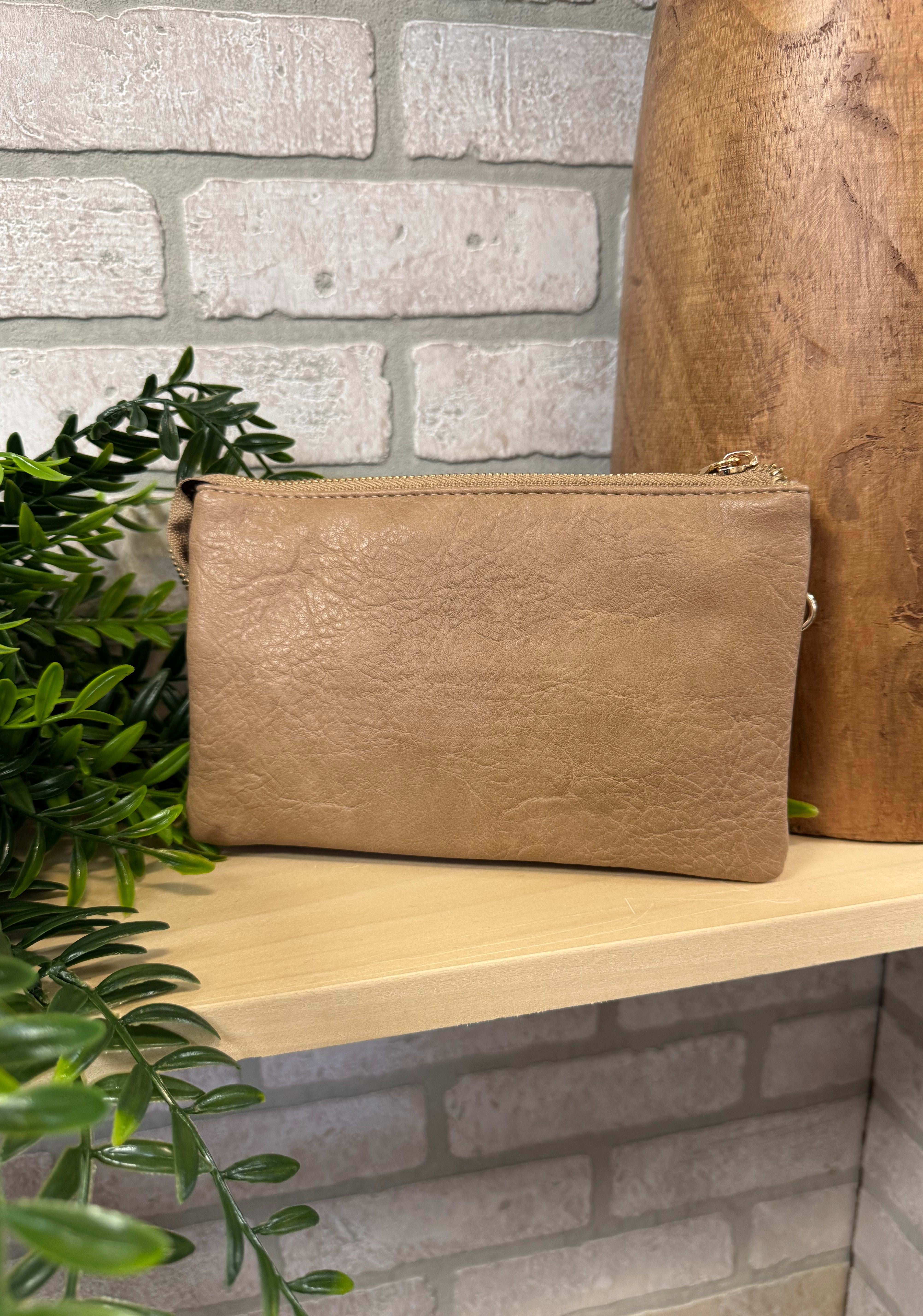 Riley 3 Compartment Crossbody/Wristlet-Crossbody Purses-Jen and Co-The Silo Boutique, Women's Fashion Boutique Located in Warren and Grand Forks North Dakota